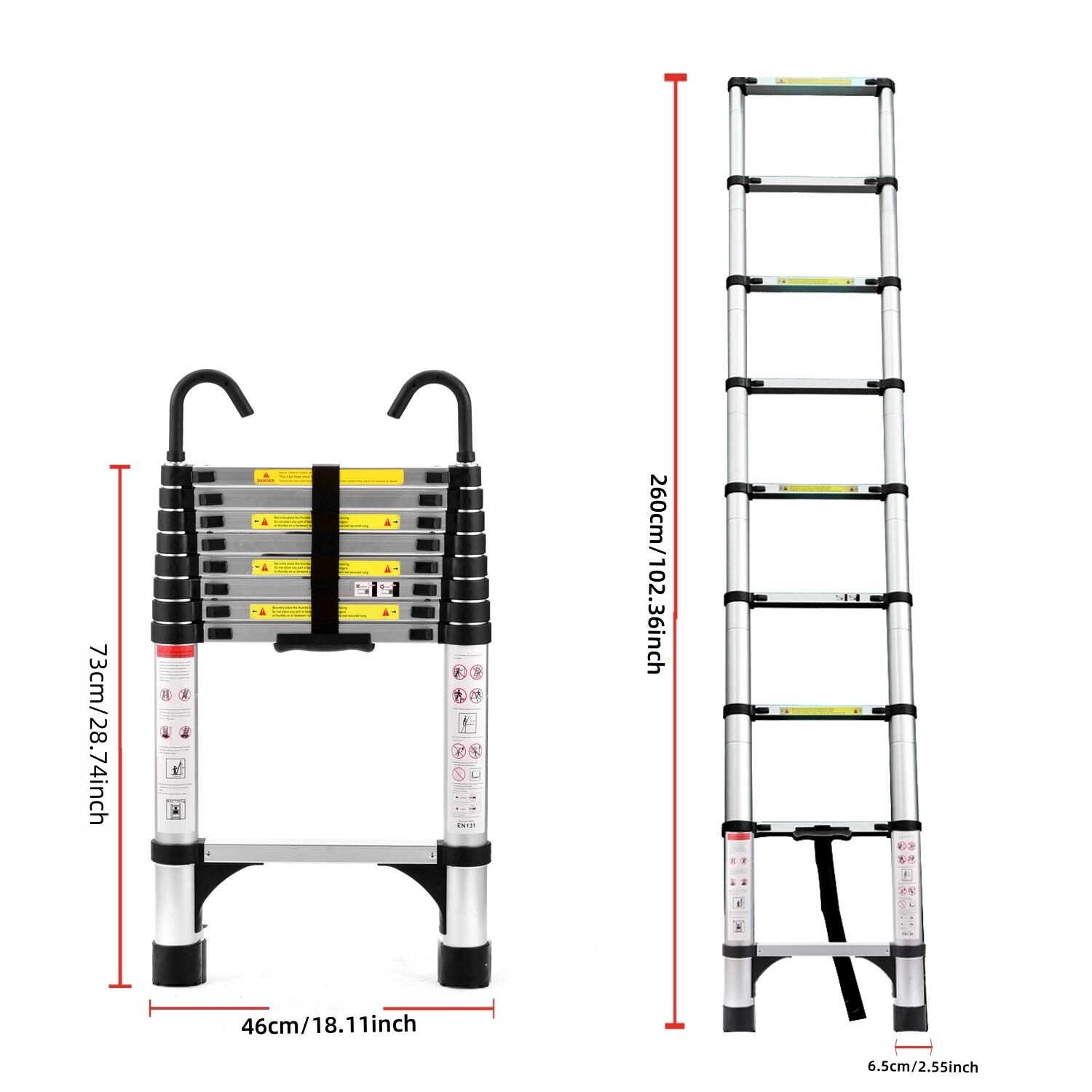 Siavonce XH24521 Extension-Ladders - View #2
