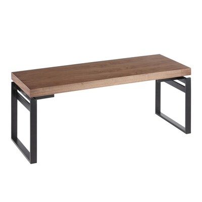 Lumisource Drift Eclectic Black Metal, What Size Bench For 70 Inch Table