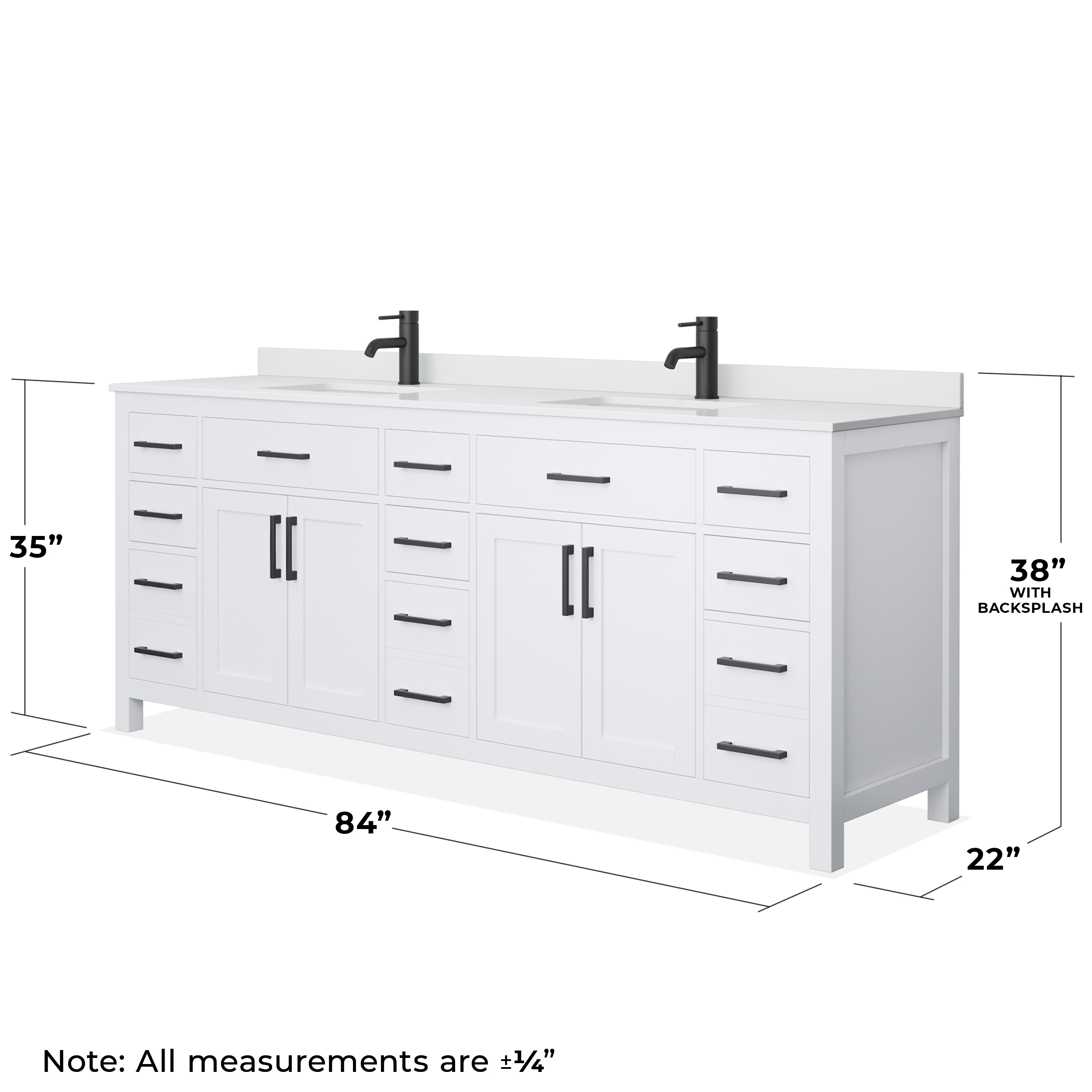 Wyndham Collection WCG242484DWBWCUNSMXX Bath-Vanity-Combo - View #12