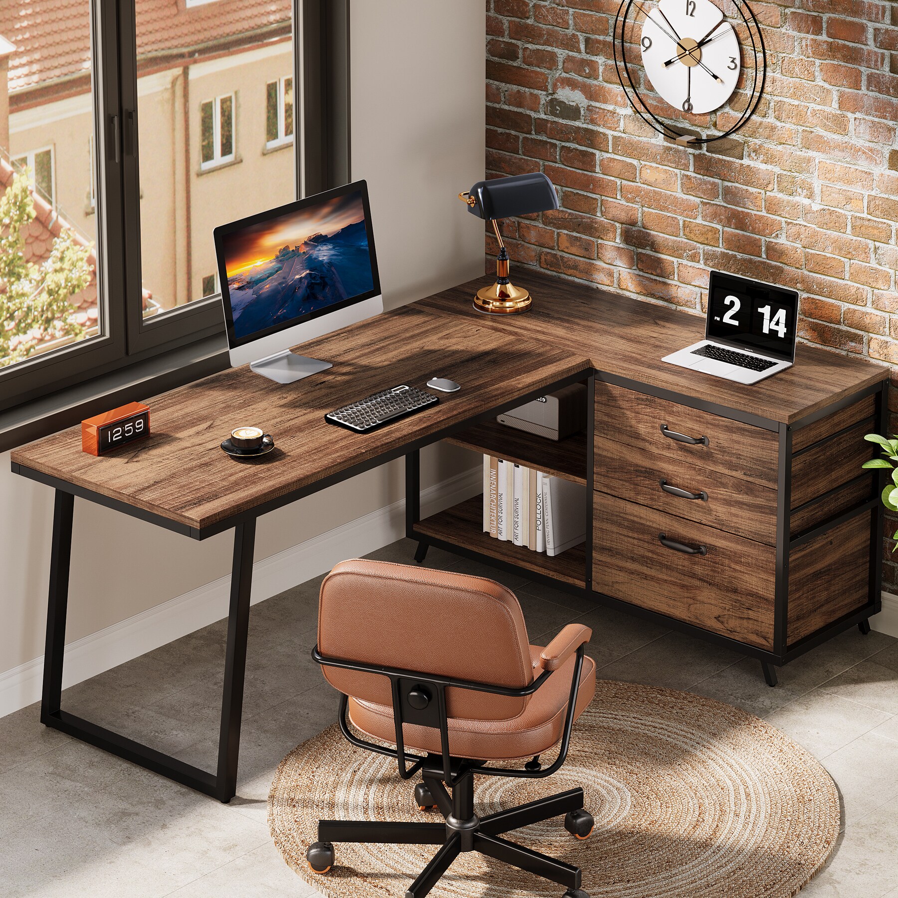 Fnova LWTJ-JW0655 Office-Tables - View #7