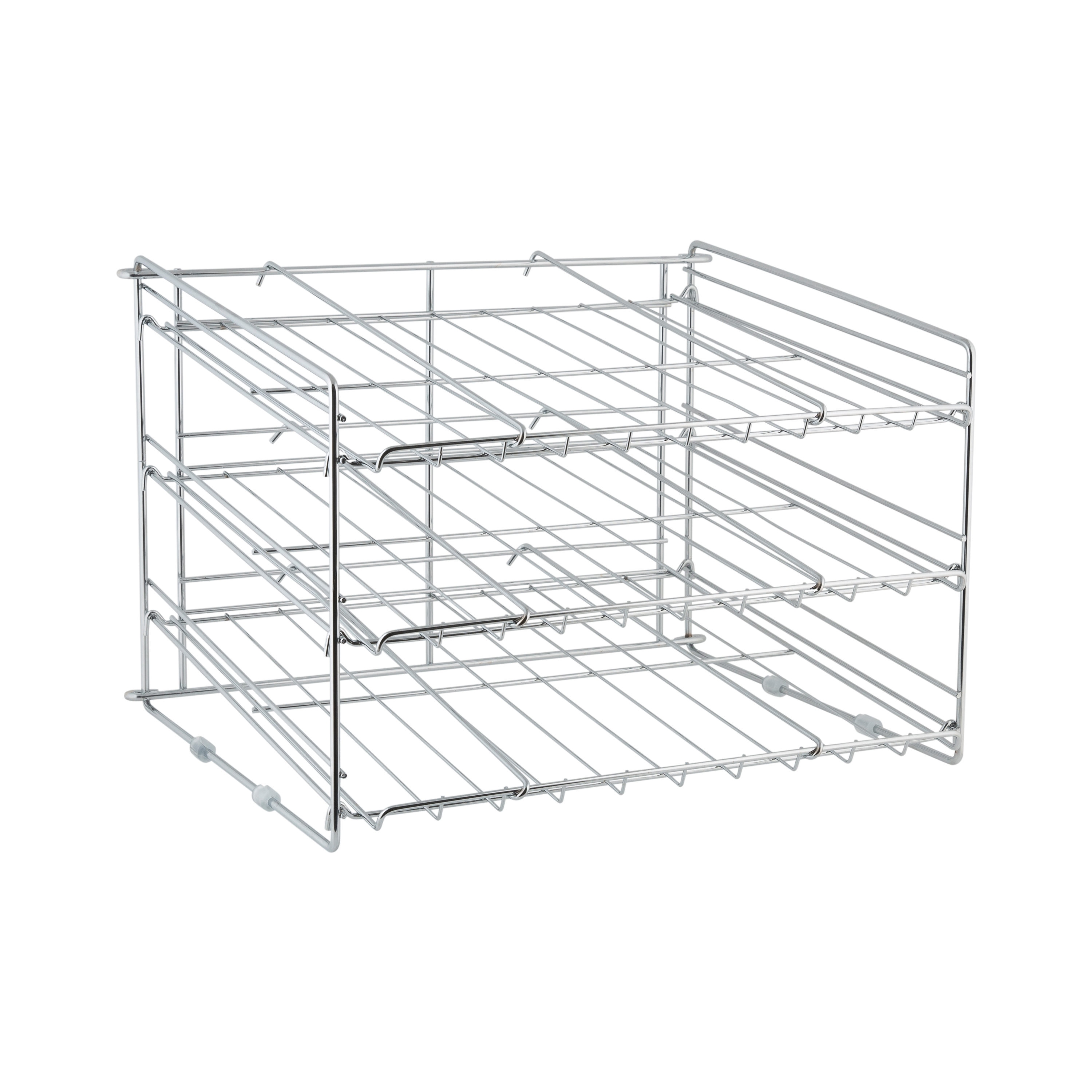Home it USA 14-in W x 16-in H 3-Tier Freestanding Metal Can Rack in the  Cabinet Organizers department at
