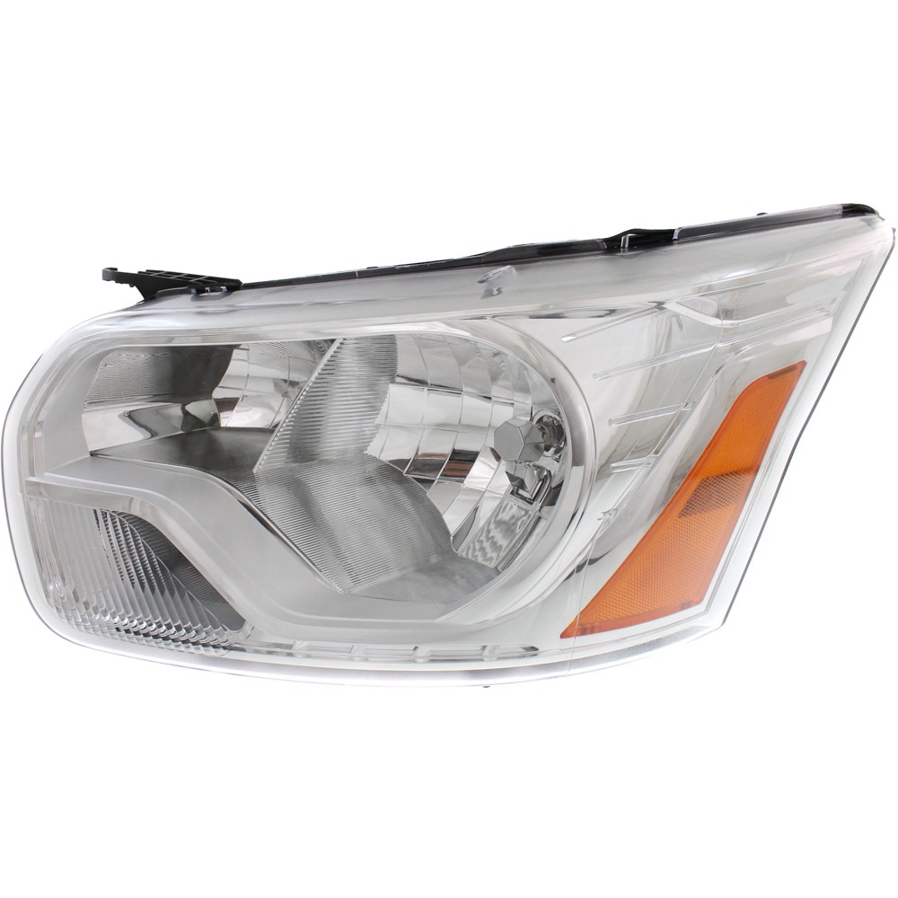 Garage-Pro JCWRF10010004QGP Driver Side Headlight Compatible with 2015 Ford Transit-150- 2015 Transit-250- 2015 Transit-350 and 2015 Transit-350 Hd Assembly- Chrome Interior- Capa