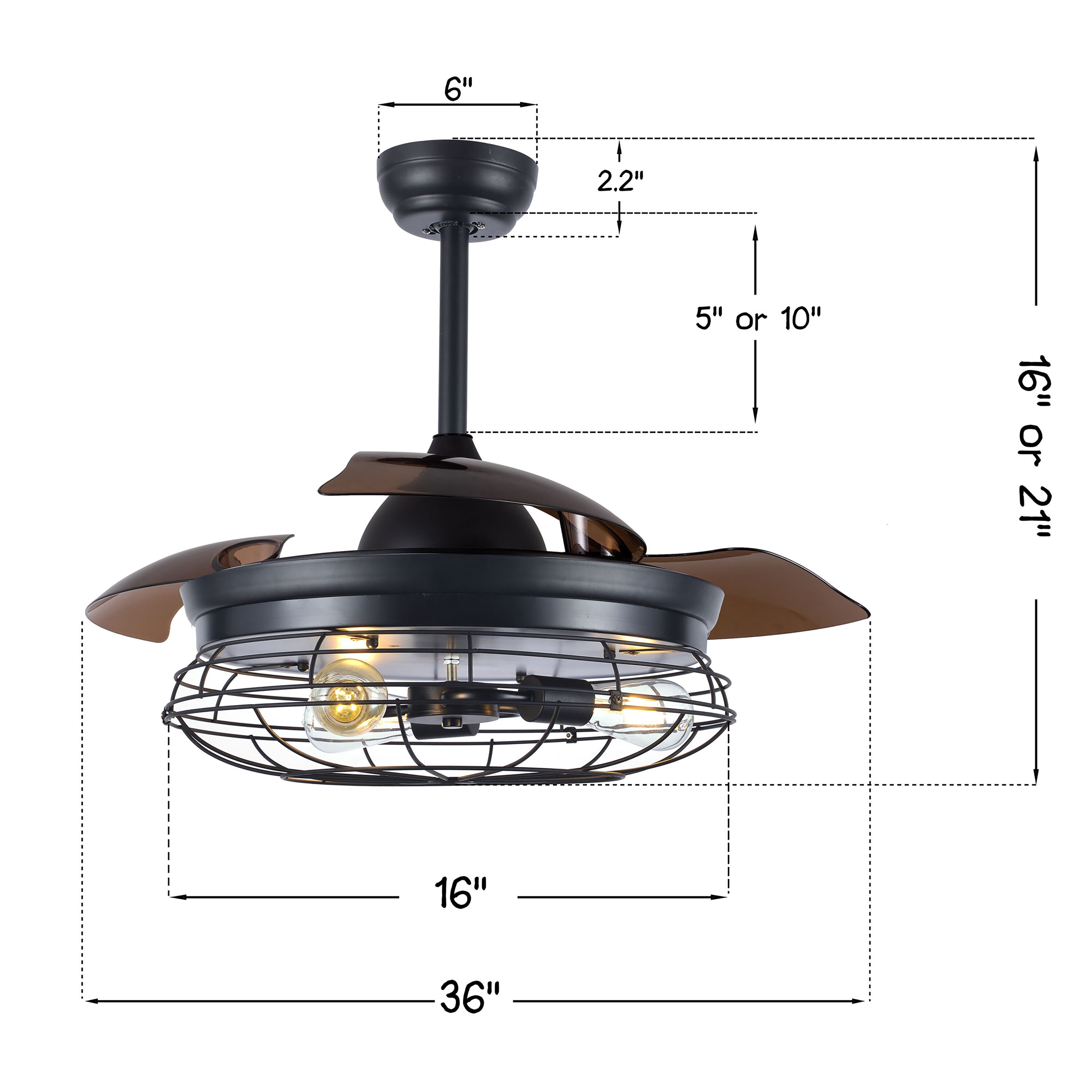 Cusp Barn BD3611-B Ceiling-Fans - View #10