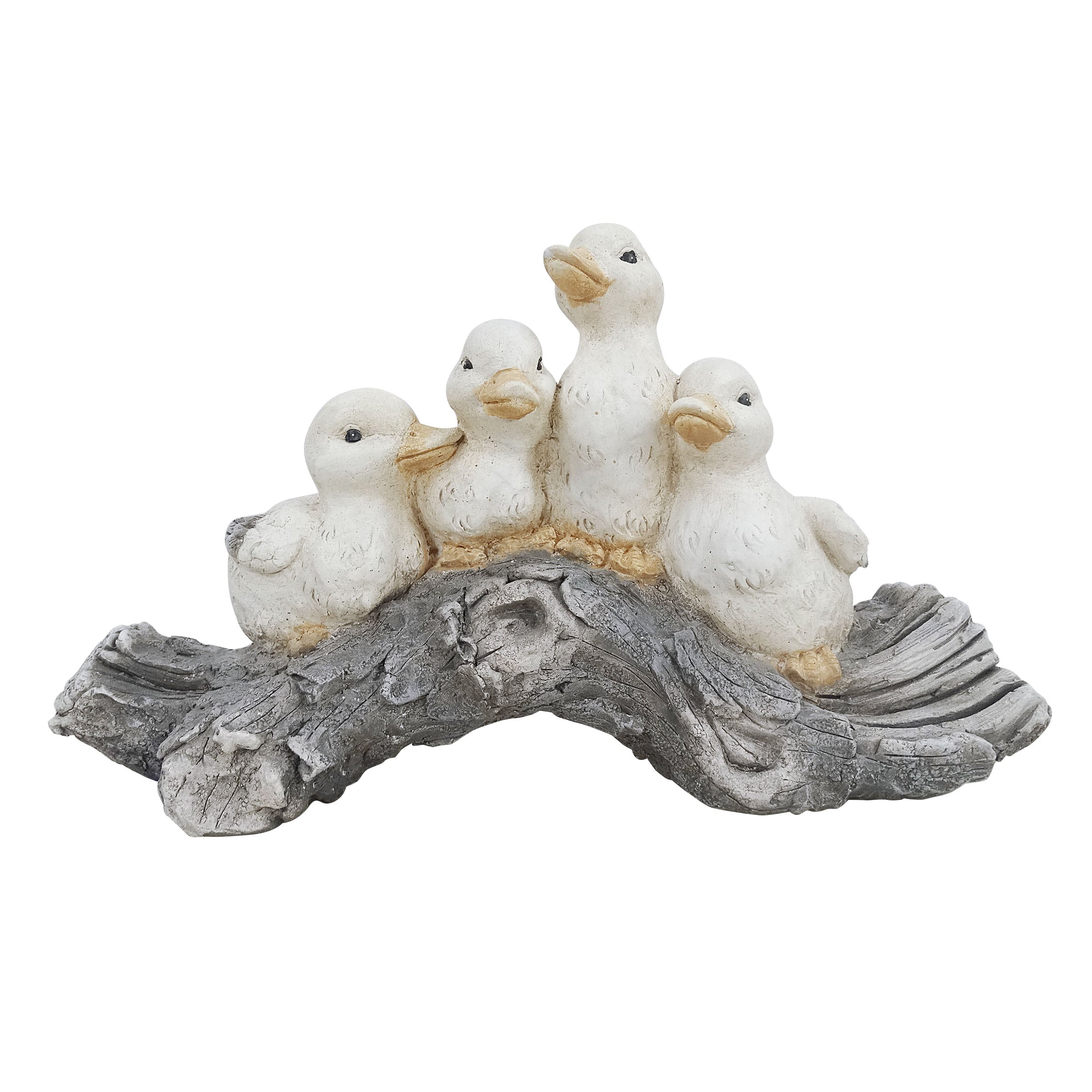 Alpine Corporation QWR1436 10-in H Ceramic Outdoor Fountain Statue