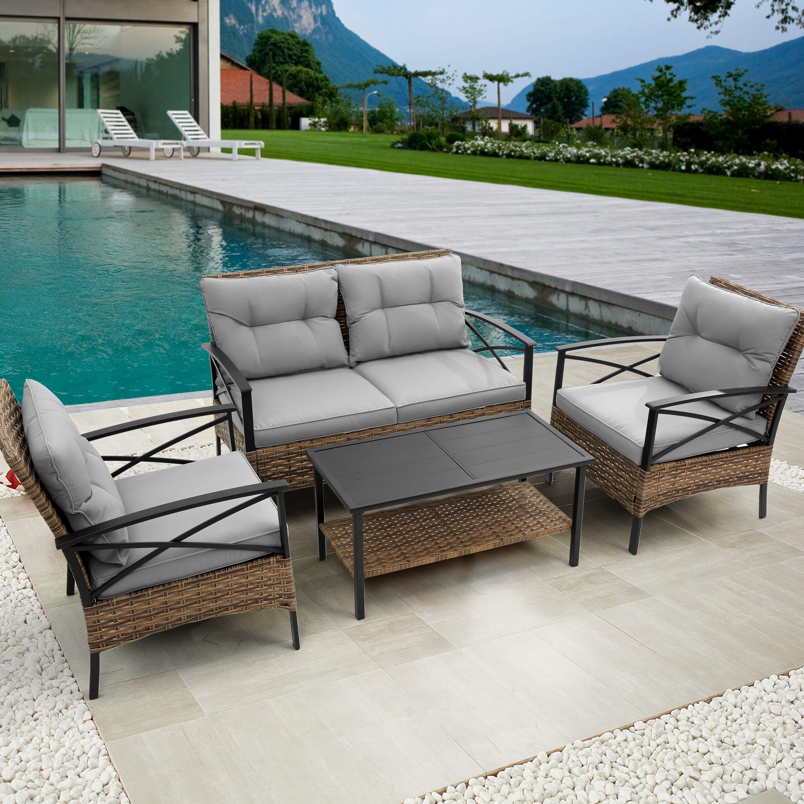 Damerin N7CS24 Patio-Conversation-Sets - View #4