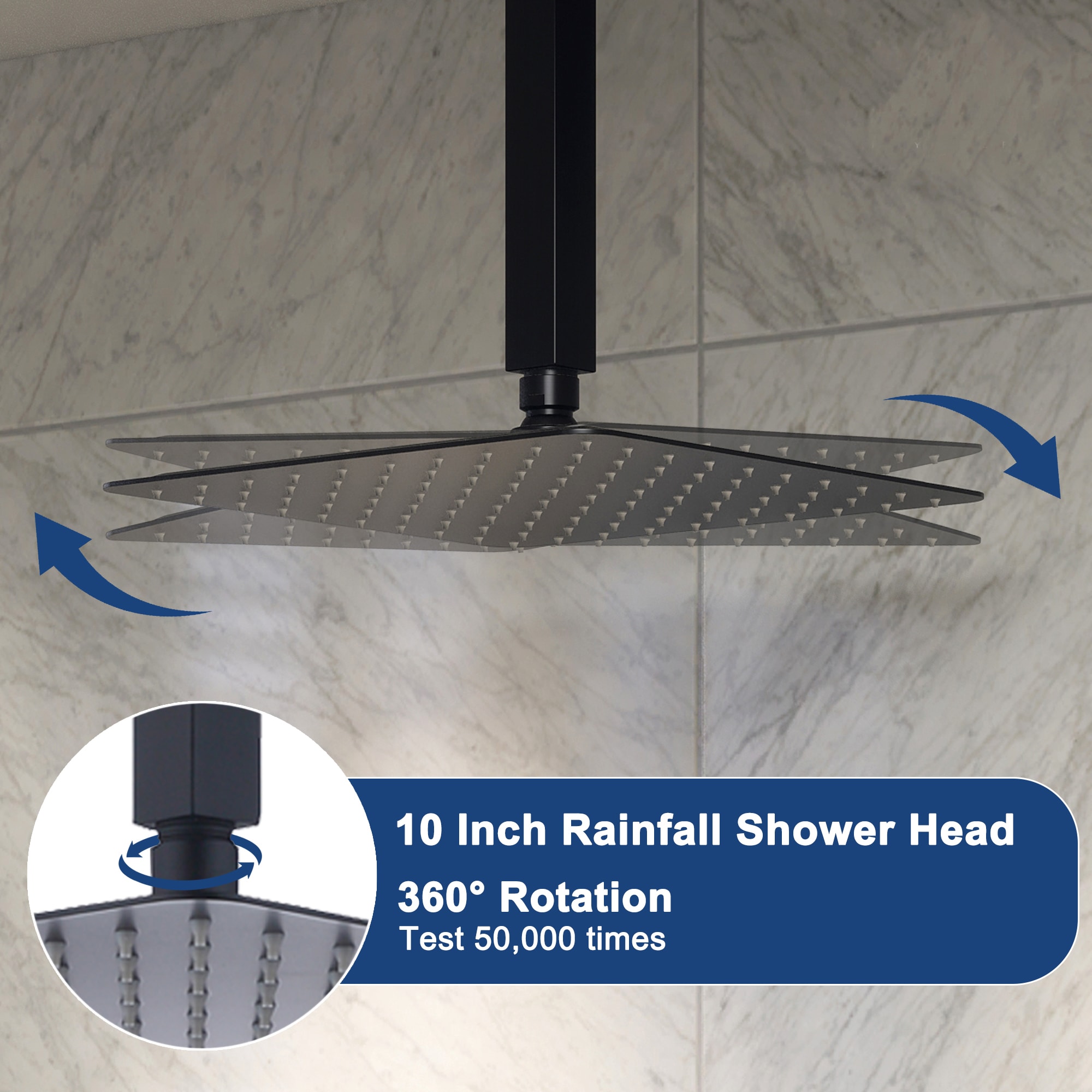 Mondawe MOEB113-12MB Showerhead-Bar-Panels - View #3