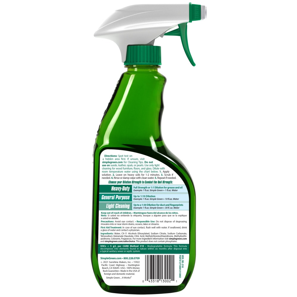  Simple Green 13014 67 All Purpose Cleaner, Green, 67.6
