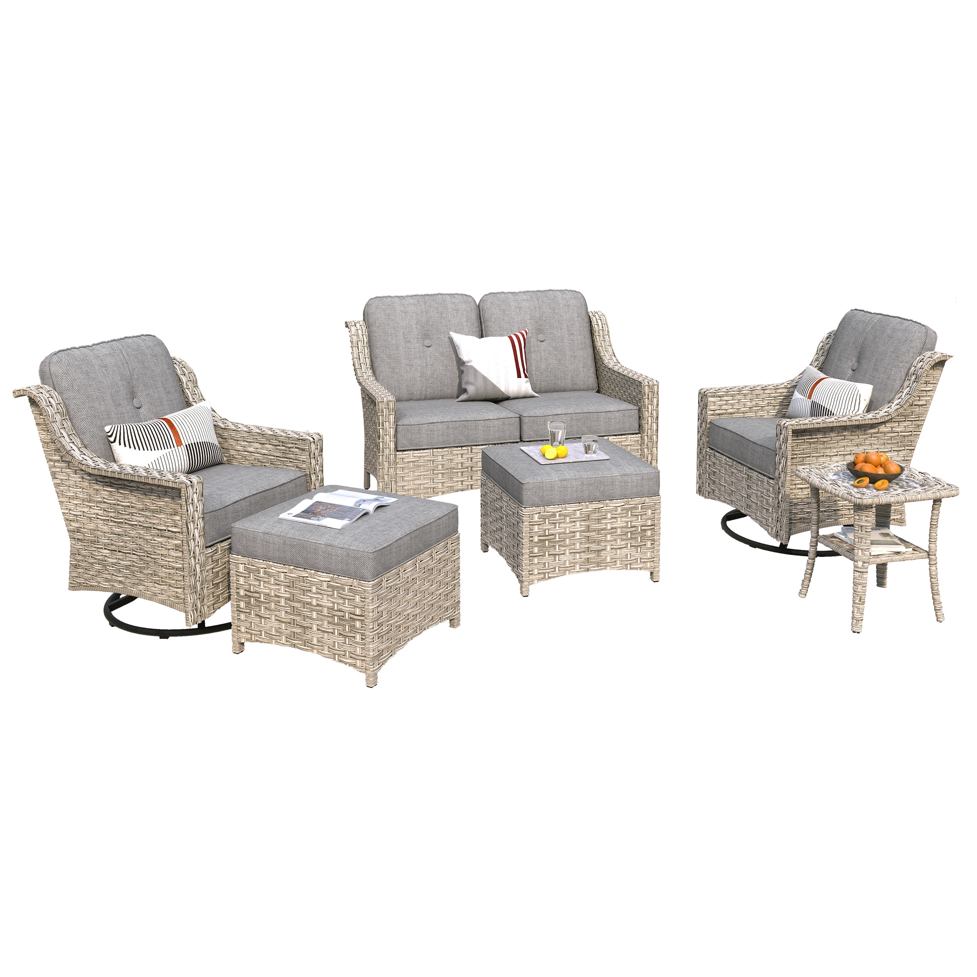 Ovios PDL206Y Patio-Conversation-Sets - View #7