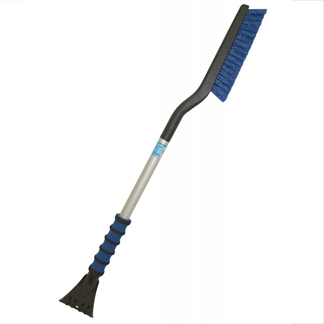 Hopkins 34-Inch Aluminum Ice Scraper with Curved Pole, Unbreakable Ice  Ripping Scraper, 9-Inch Head Width, Plastic Grip in the Ice Scrapers  department at