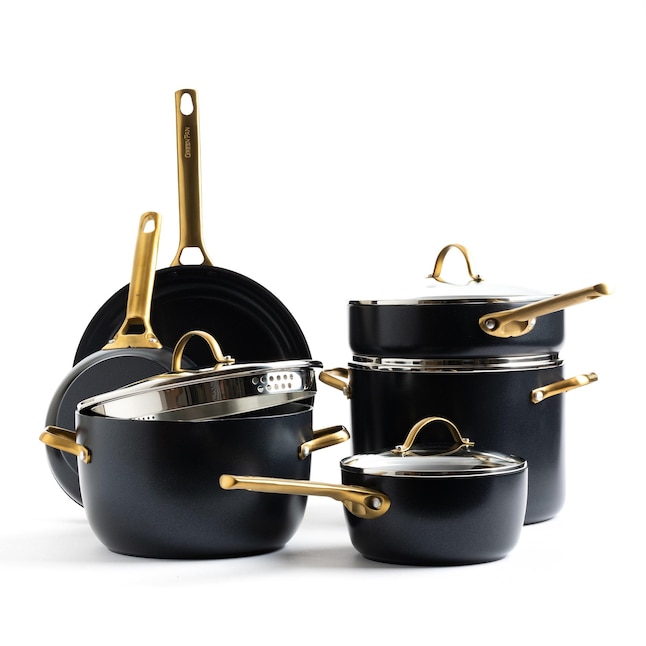 Greenpan 10-Piece Reserve 6-in Ceramic Cookware Set with Lid in the Cooking  Pans & Skillets department at