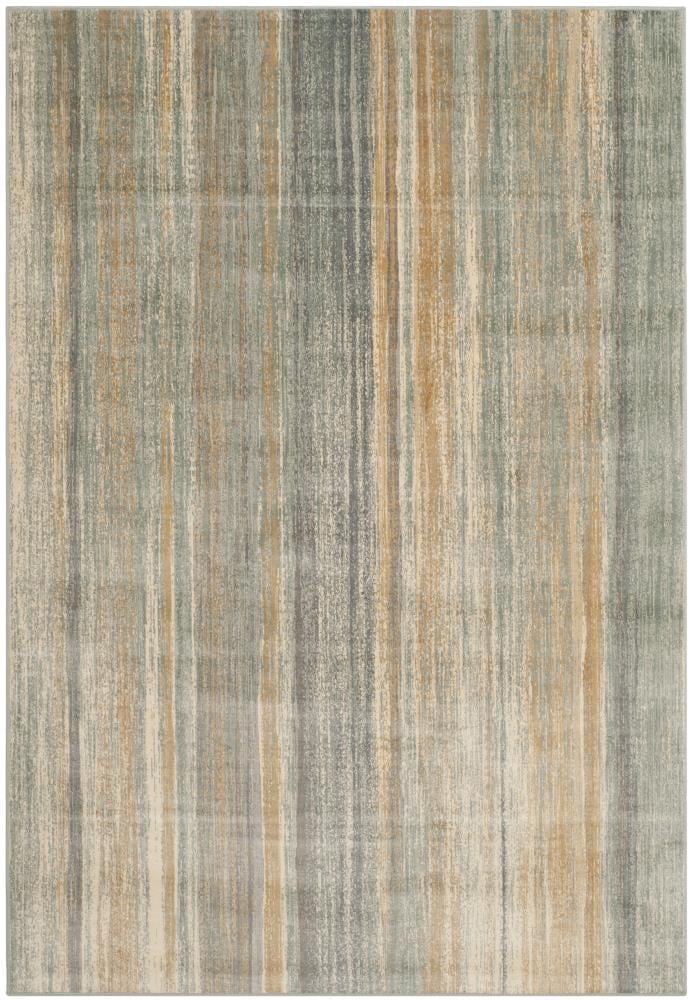 Safavieh VTG172-2110-5 Vintage Ombre 5 x 8 (ft) Loomed Synthetic Light Blue/Multi Rectangular Indoor Distressed/Overdyed Area rug