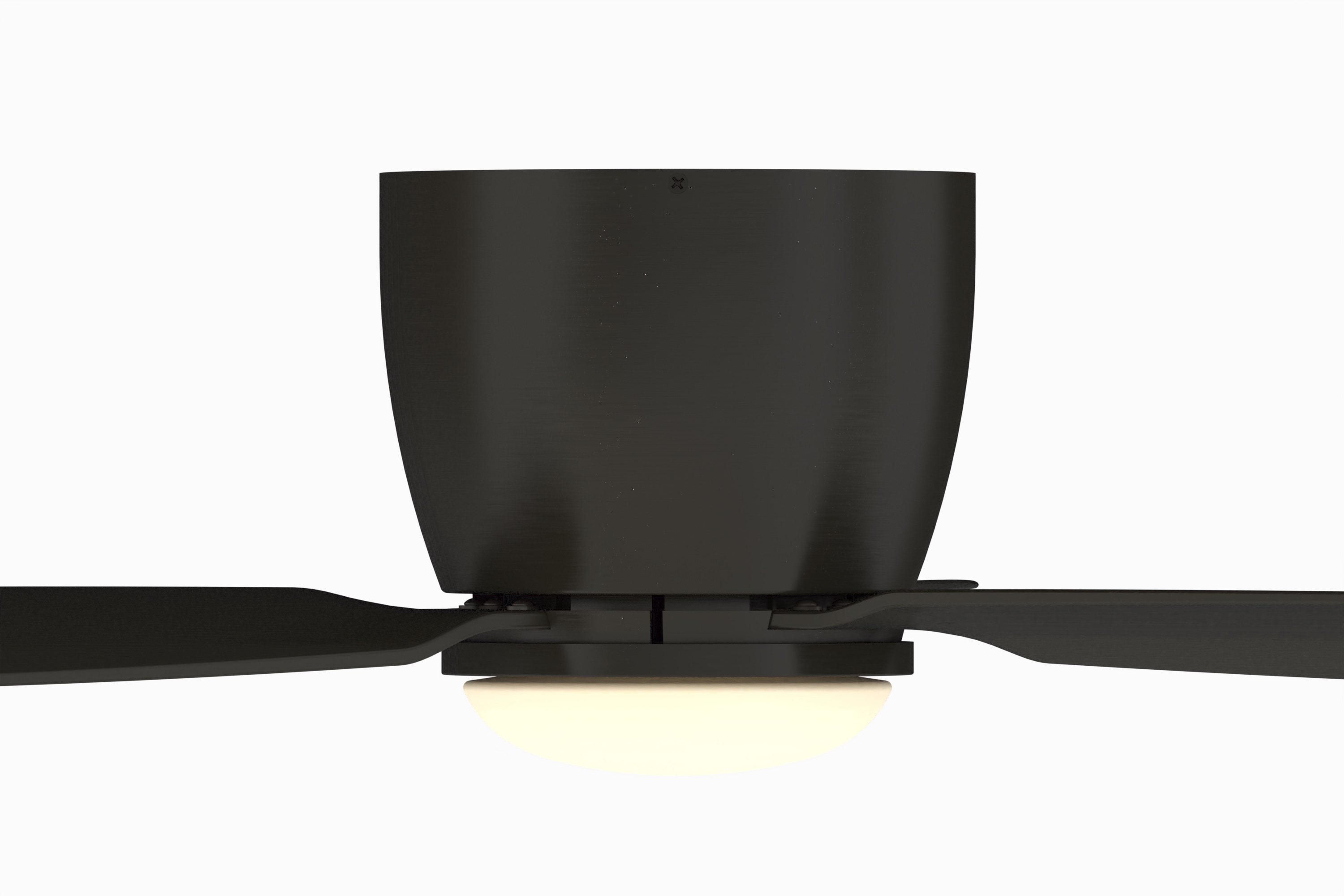 Embrace 52'' Dark Bronze Low Profile Smart Ceiling Fan with LED Light