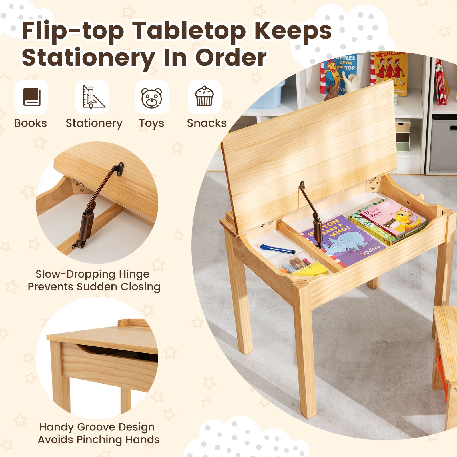 Slickblue D-CO-AN77001YH Kids-Play-Tables - View #8