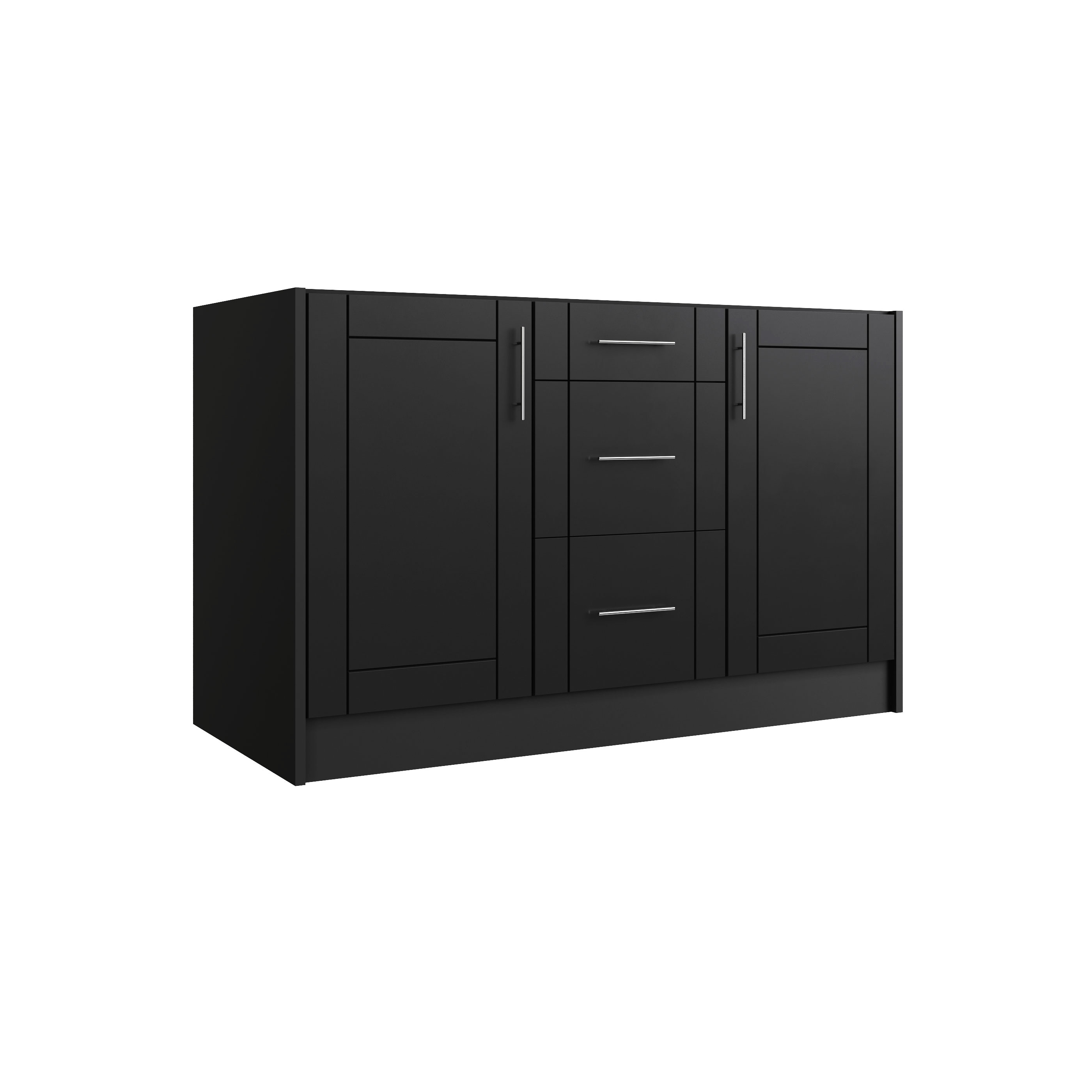 WeatherStrong WSE54WC-SPB Sanibel 3 -Piece 55.25-in W x 25.5-in D x 34.5-in H Modular Outdoor Kitchen Set