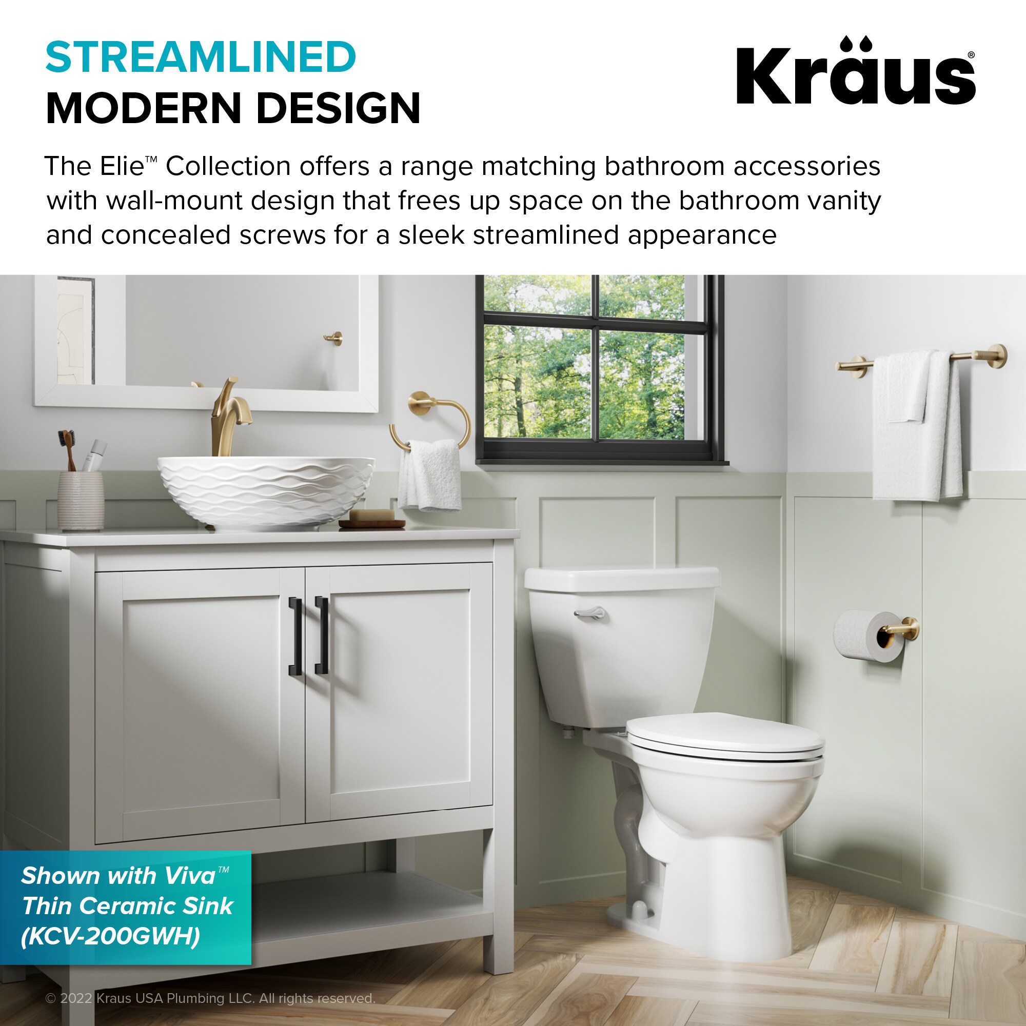 Kraus KEA-18804BG Robe-Hooks - View #8
