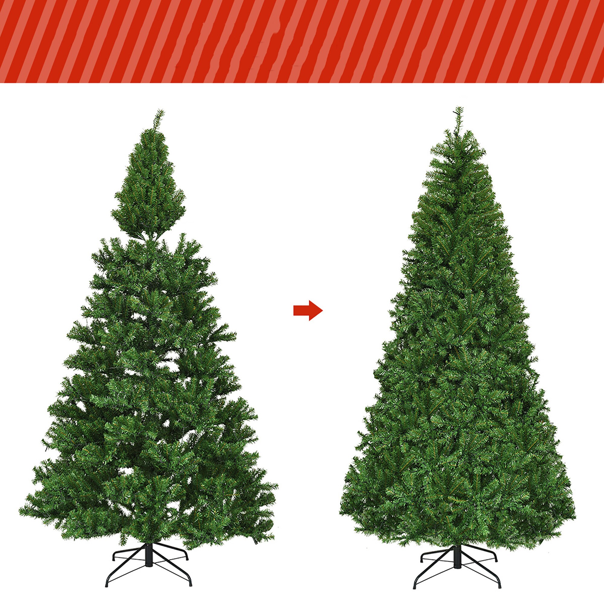 Costway CM20681 Artificial-Christmas-Trees - View #4
