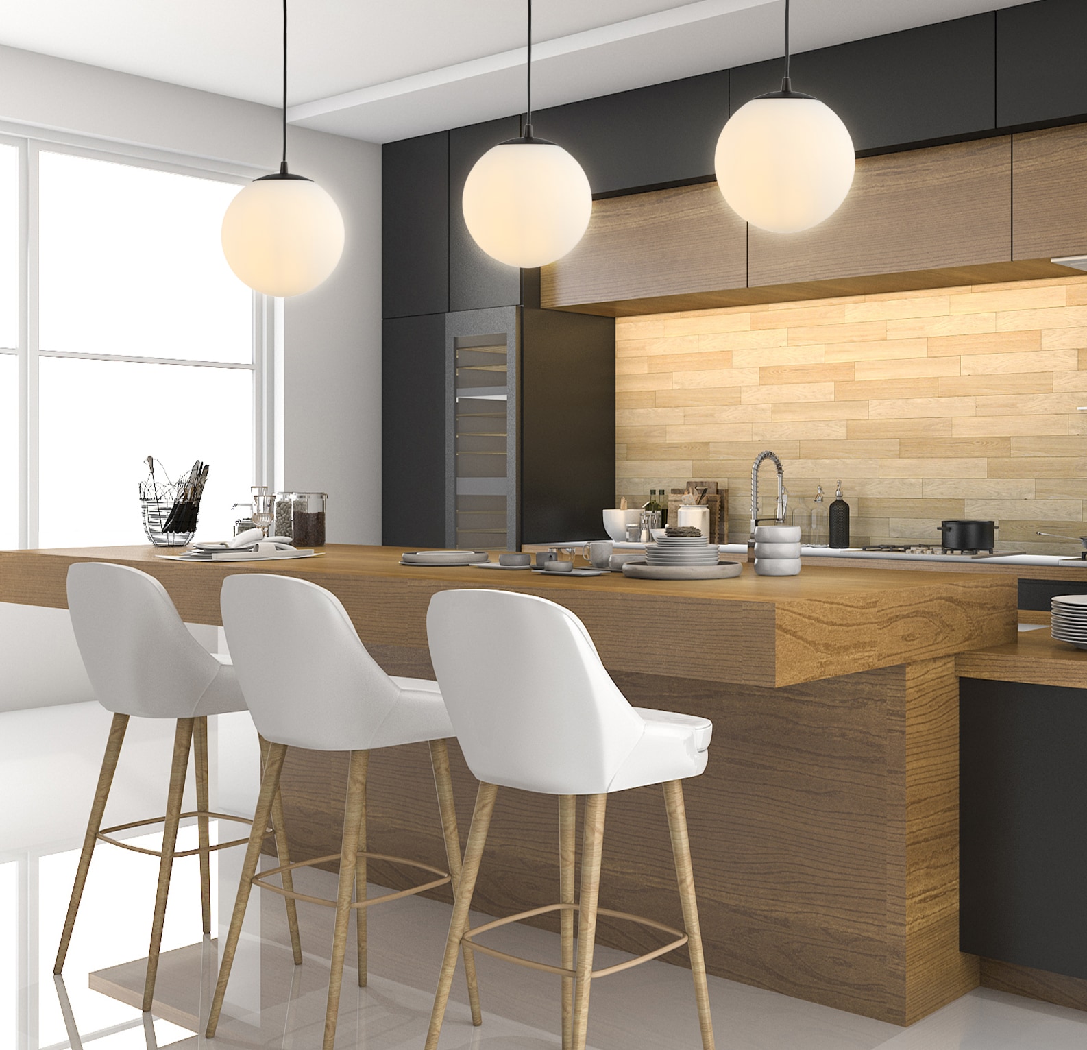 JONATHAN  Y JYL9528B Pendant-Lights - View #3