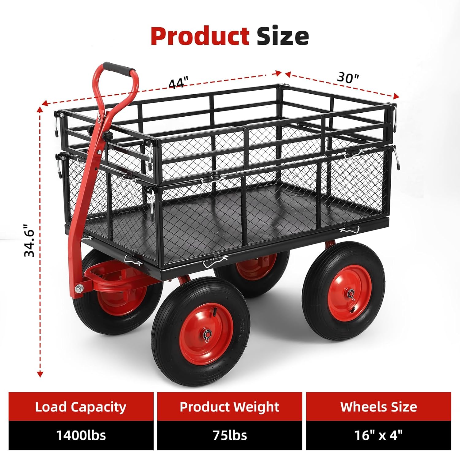 Garvee JXNAG-PHO-333EMIX4 Plant-Caddy-Cart - View #3