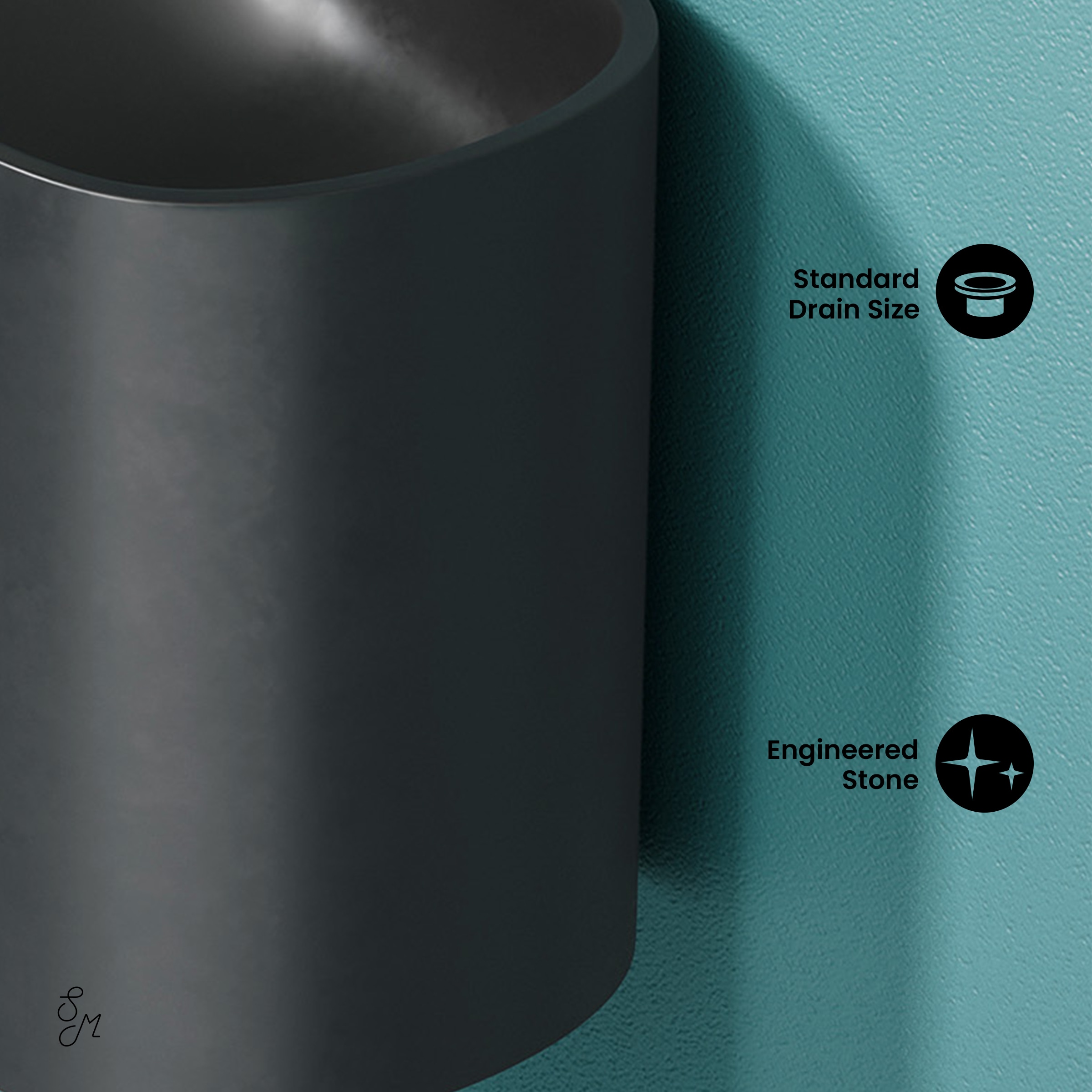 Swiss Madison SM-25-WSARE02MB Bath-Sink - View #4