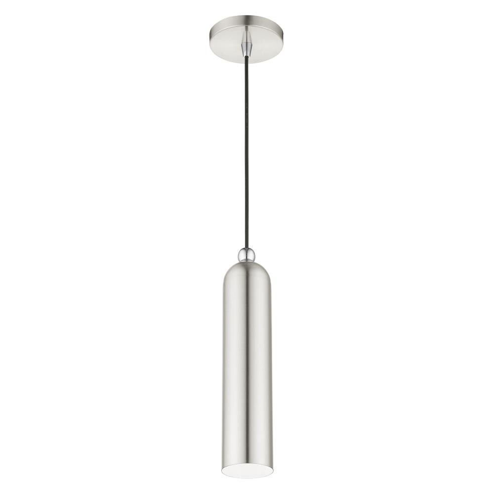 Ardmore Chic Mid-Century Brushed Nickel Single-Light Pendant