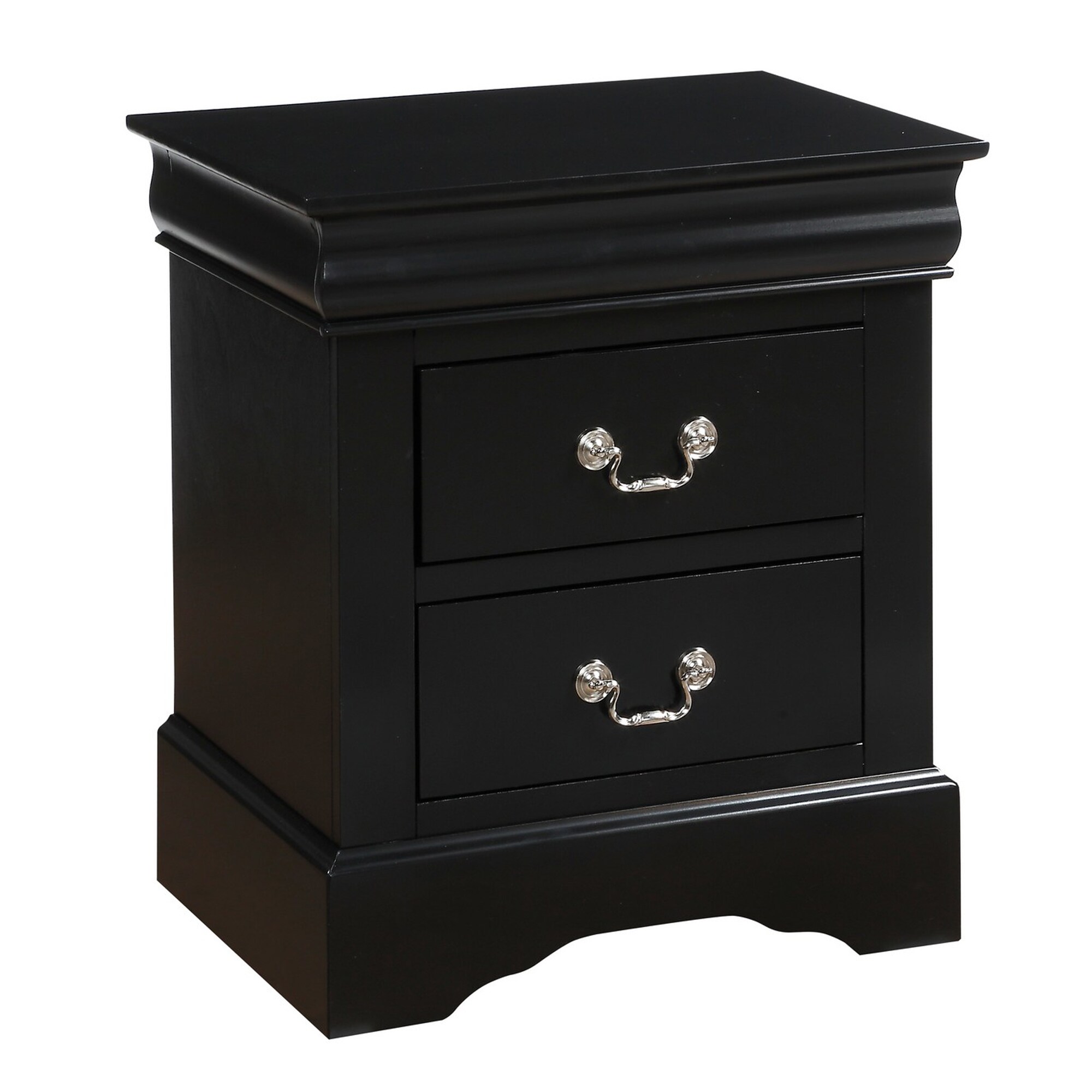 Benzara BM154517 Black Nightstand