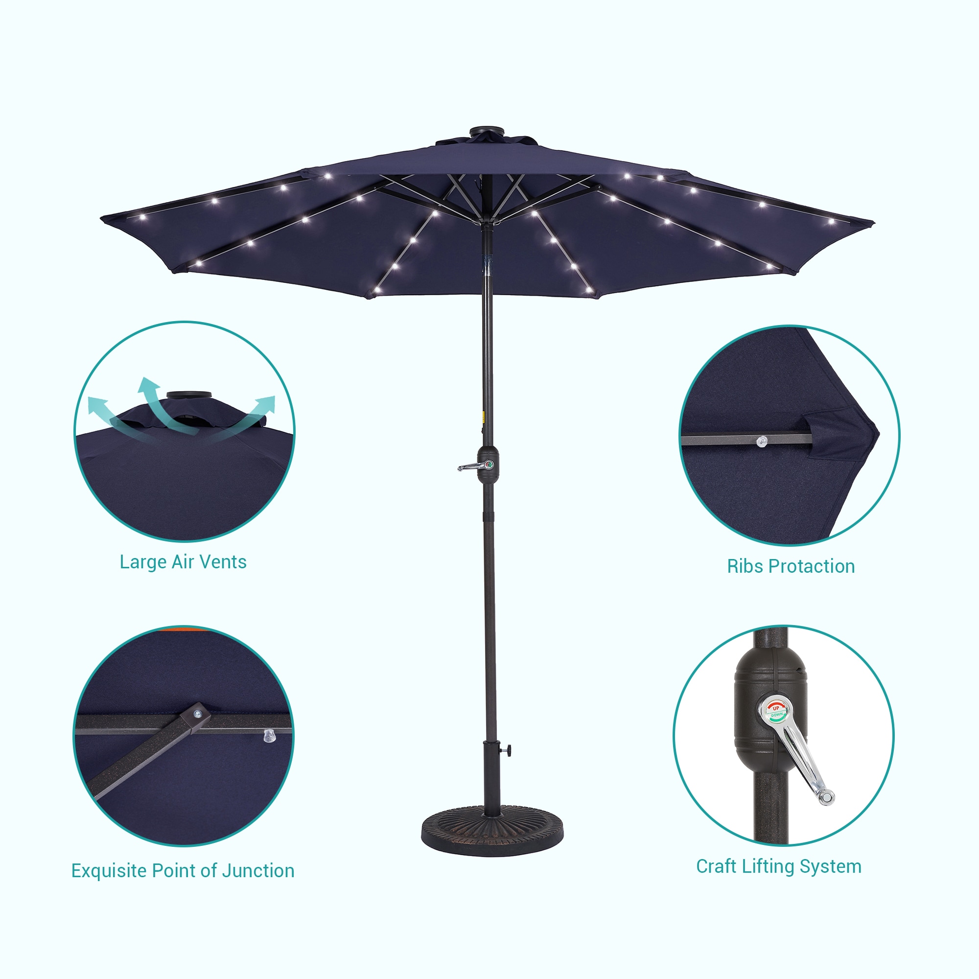 ACEGOSES LW-LED270TP Umbrellas-2 - View #3