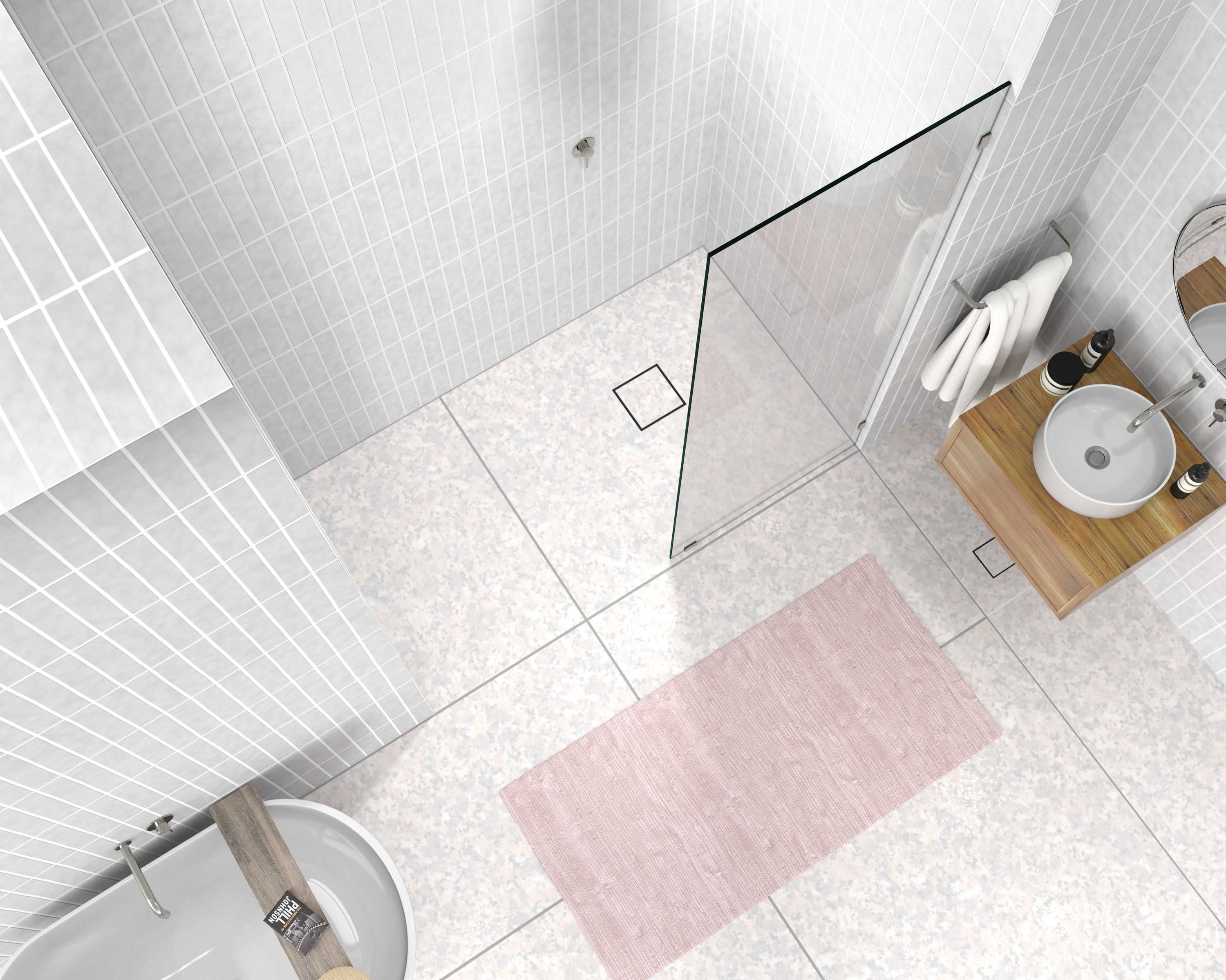 Glass Warehouse GW-SFP-28-BN Shower-Doors - View #4