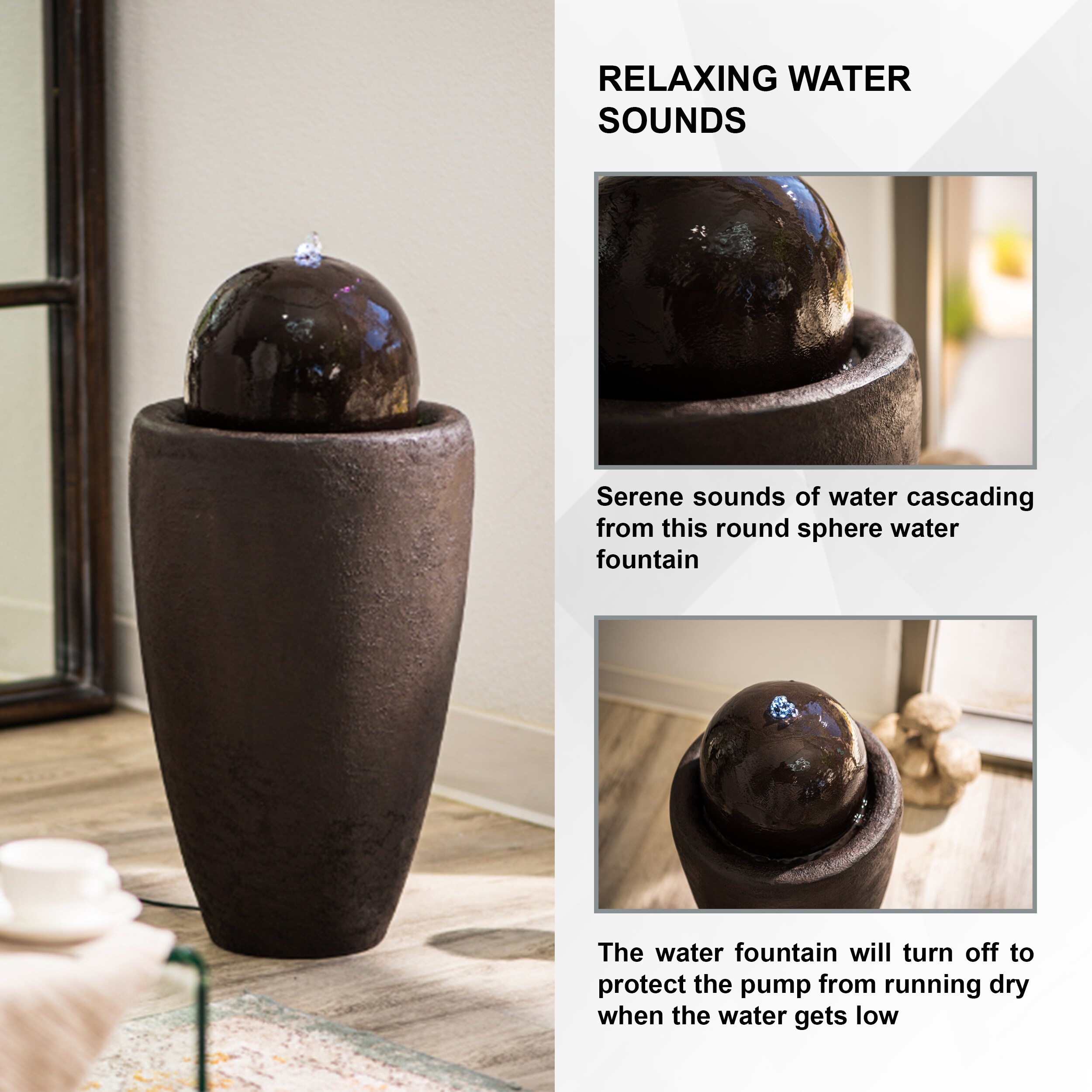 XBrand LW3854BLK fountains - View #10