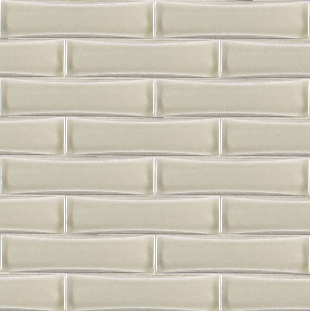 Boutique Ceramic LW0319015 Boutique Beige 2-in x 8-in Glazed Ceramic Subway Standard Wall Tile ( 0.11-sq ft Piece