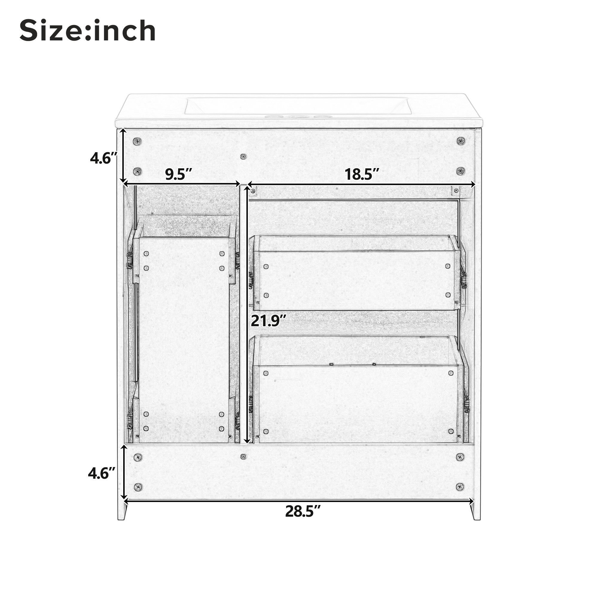 Tatayosi JJ-P194978F Bath-Vanity-Combo - View #6