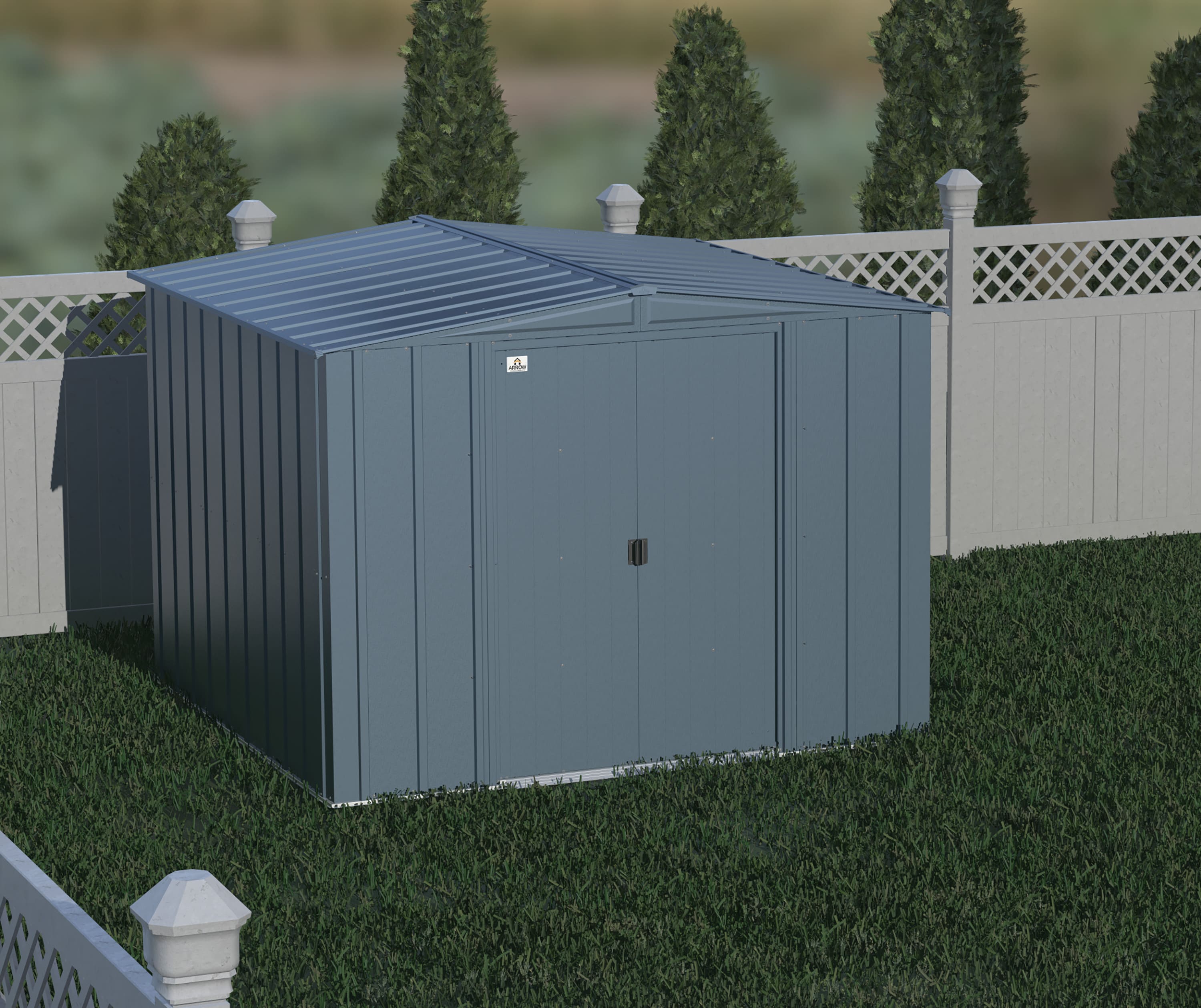 Arrow CLG88BG 8-ft x 8-ft Classic Galvanized steel Storage Shed