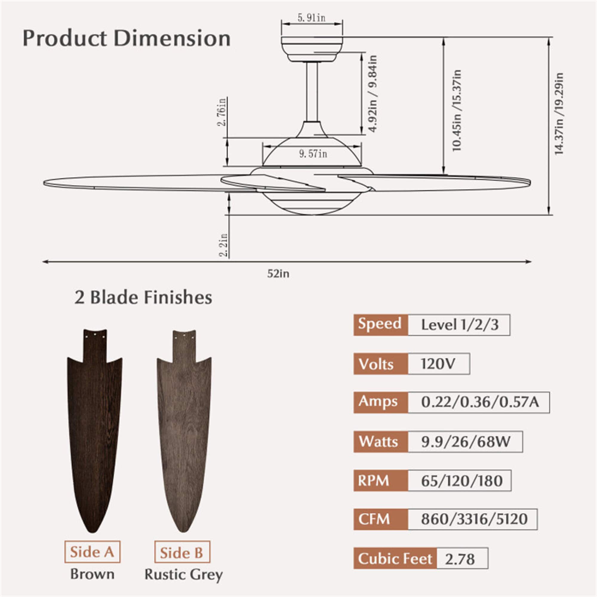 BABOOM BOM-5930ORYU Ceiling-Fans - View #4