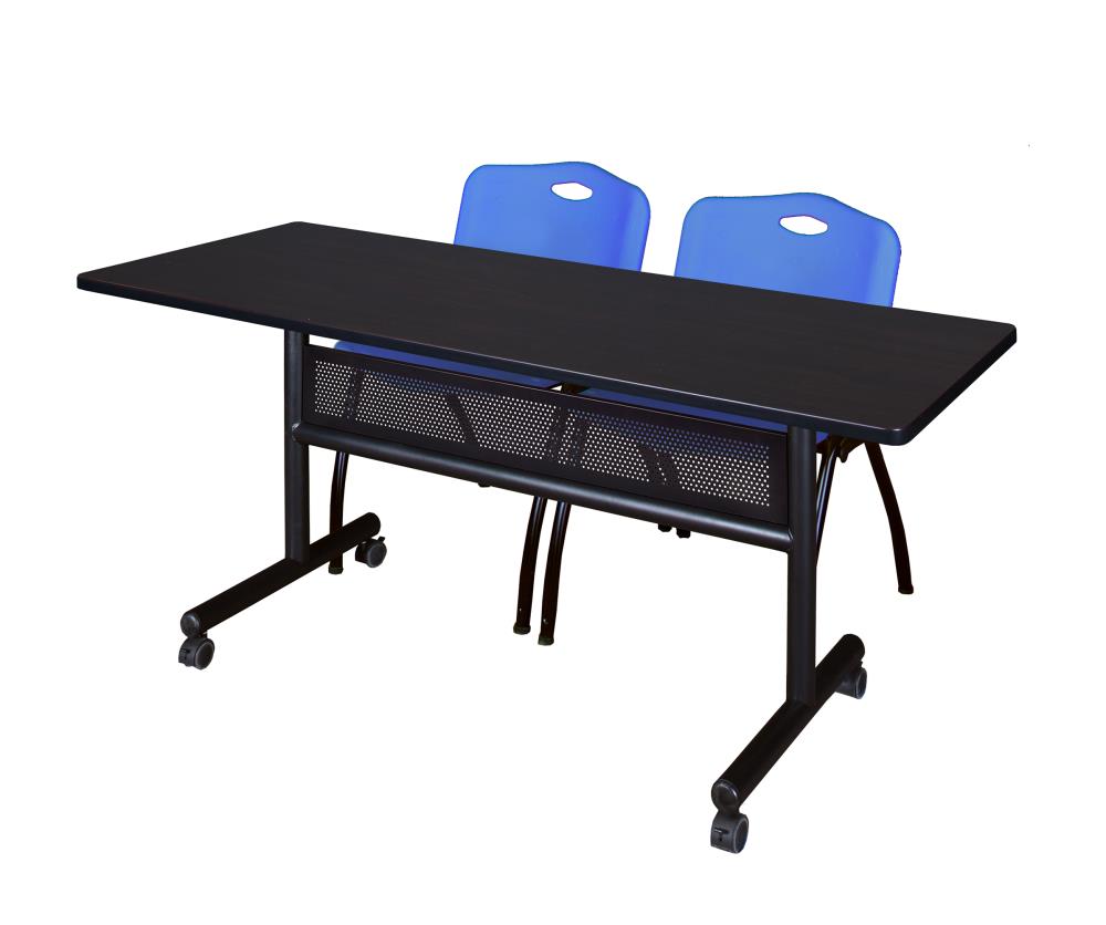 Regency MKFTM6024MW47BE Training Brown 4-Person Training Table (60-in W x 29-in H)