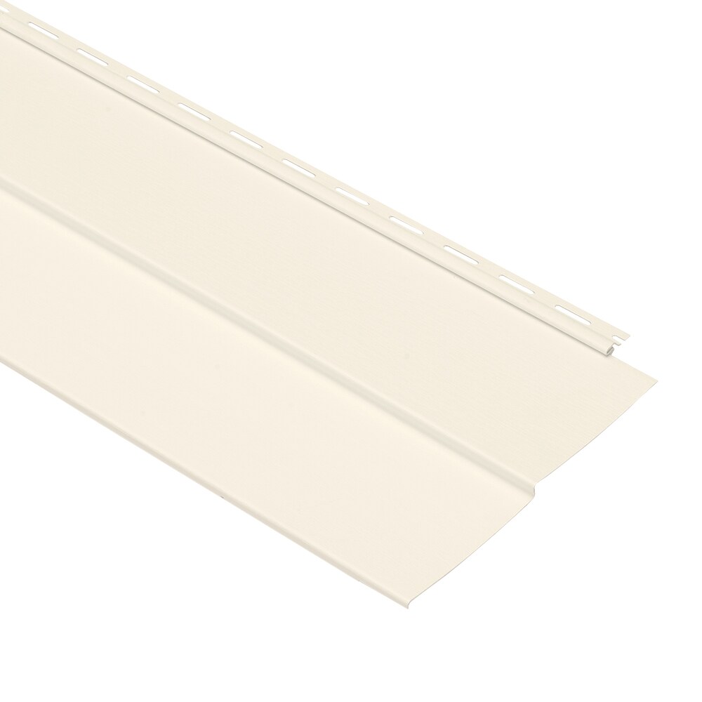 Forest Ridge Double 5-in Traditional Pearl Vinyl Siding Panel 10-in x 144-in (10-sq ft /piece) in White | - Georgia-Pacific 417688A