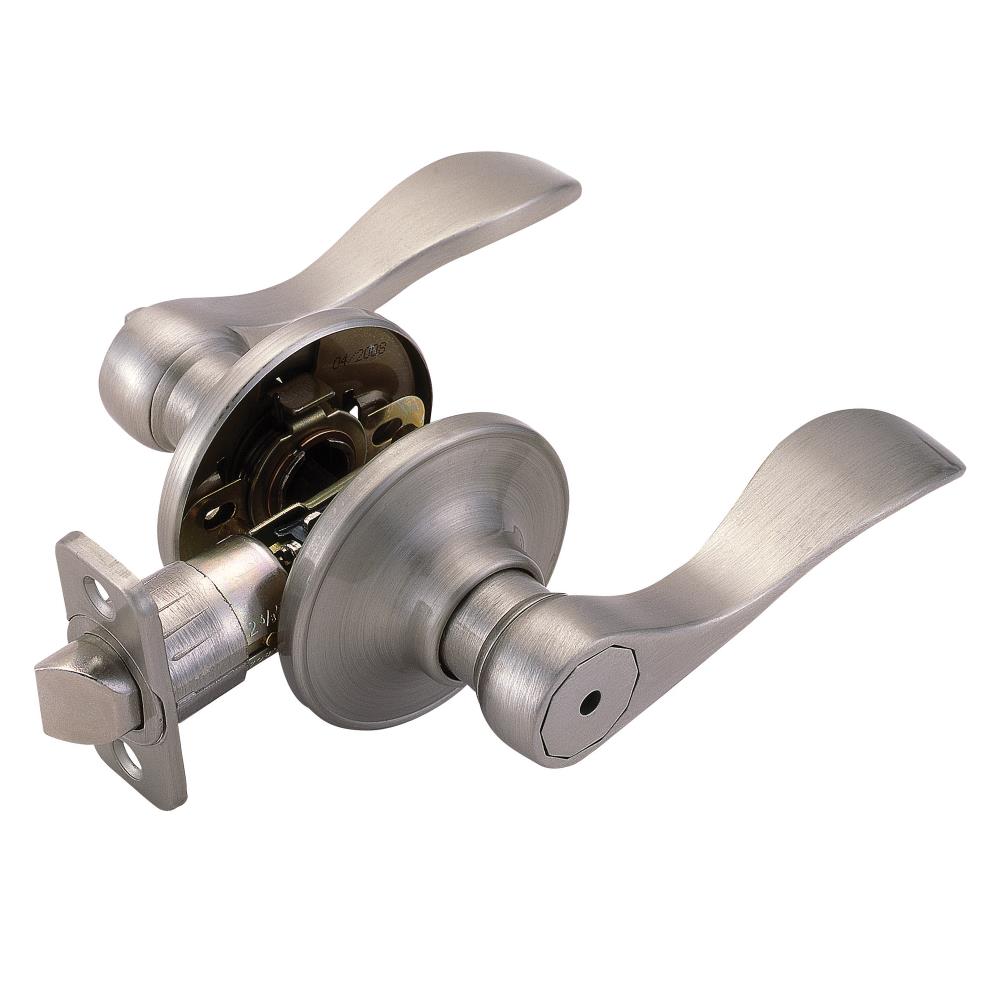 Design House 742858 Springdale Springdale Satin Nickel Universal Interior Bed/Bath Privacy Door Handle