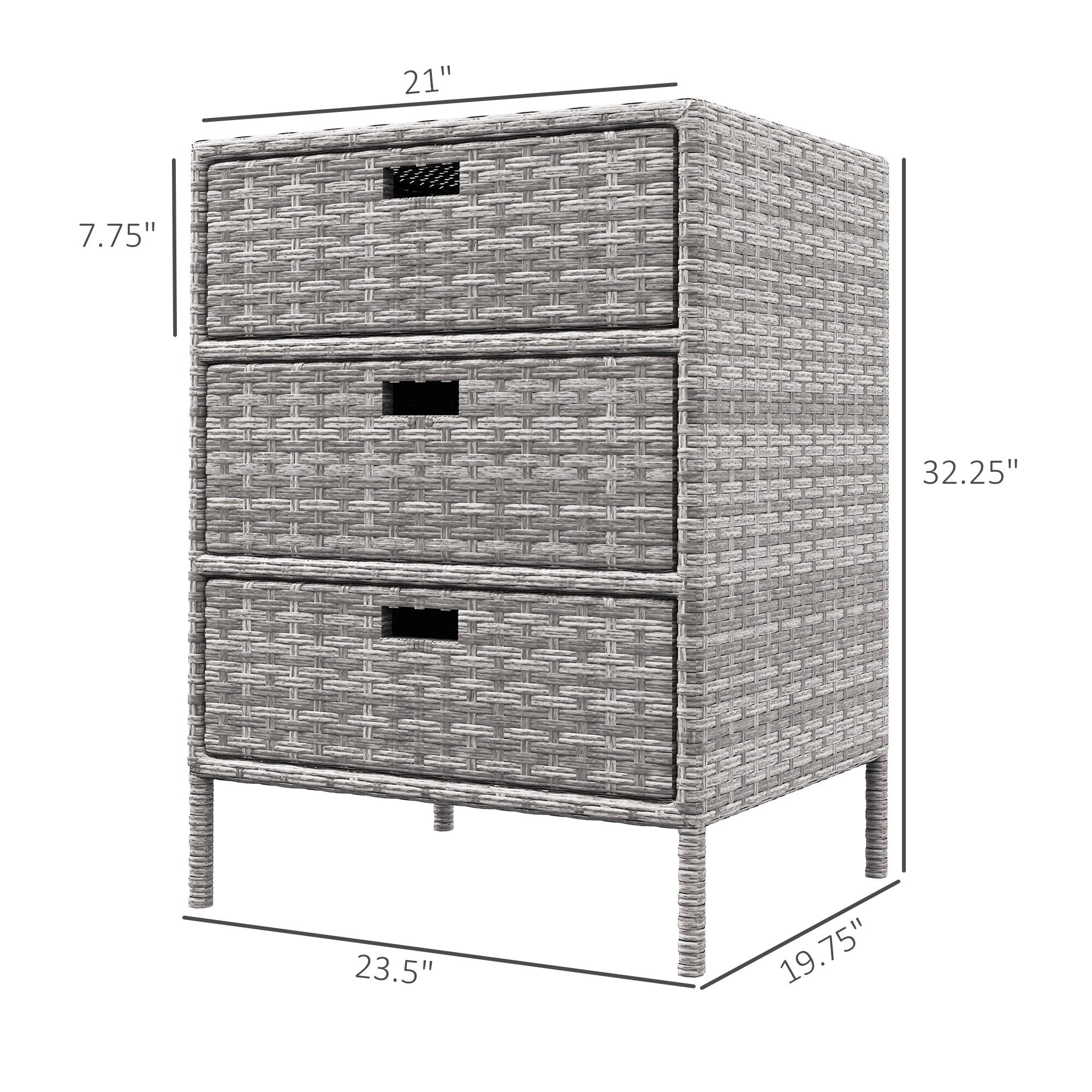 Outsunny 867-053V00GY Deck-Boxes - View #3