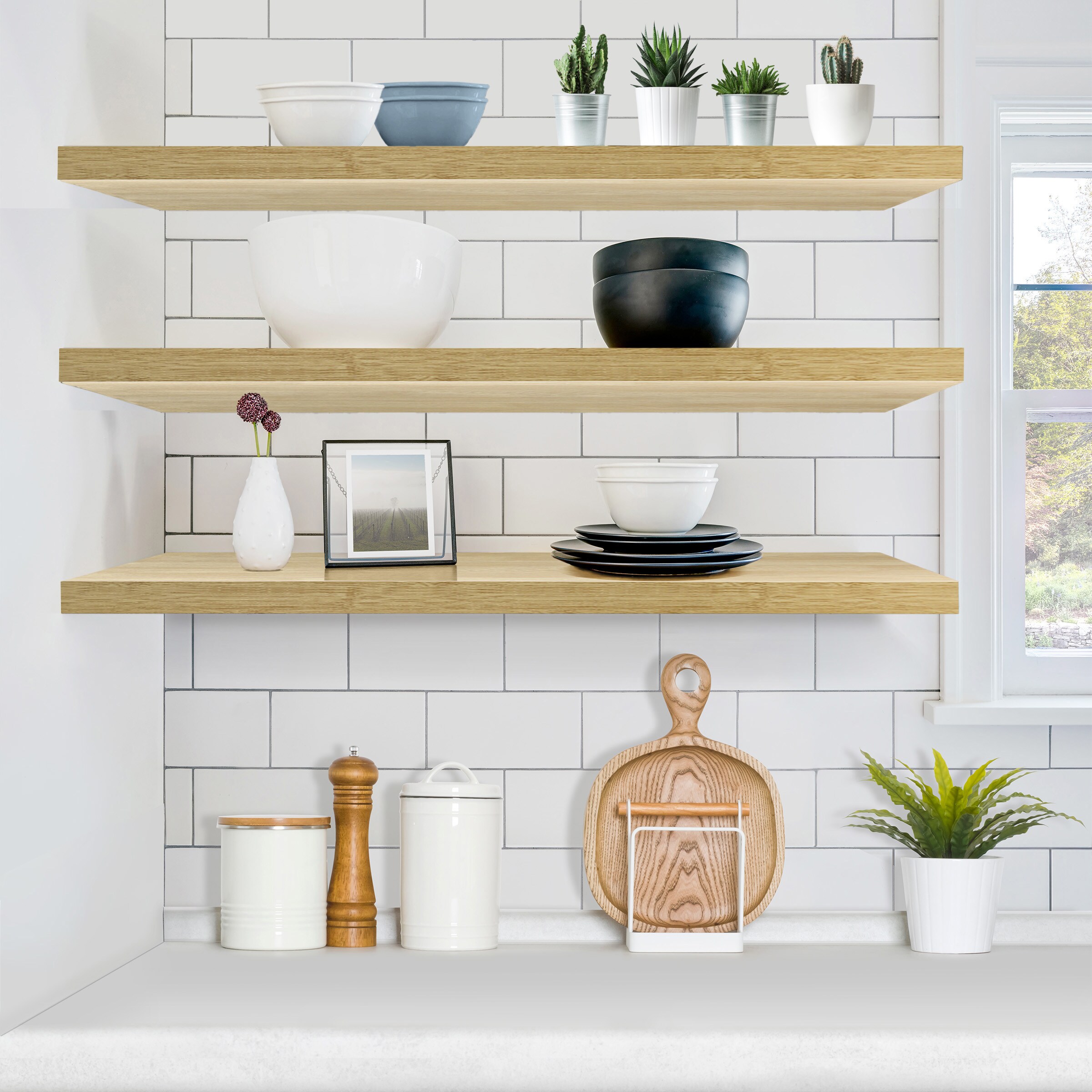 SORBUS 192405047824 Wall-Mounted-Shelving - View #3