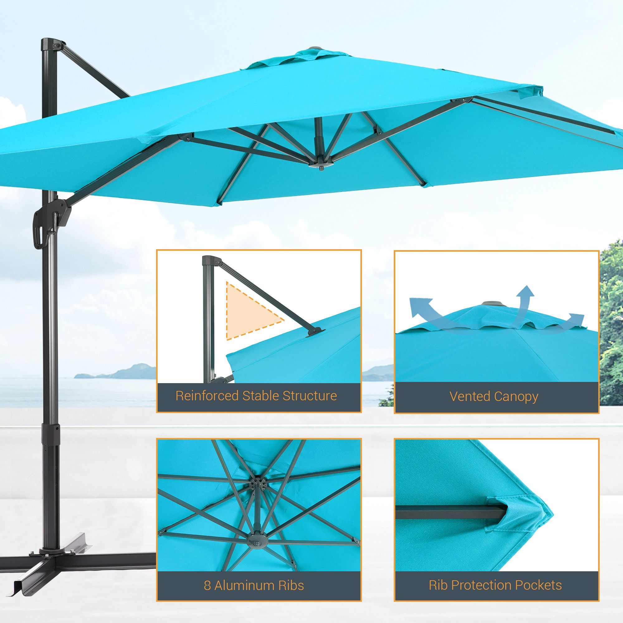 Sonkuki SD-NB2735-LB Umbrellas-2 - View #3