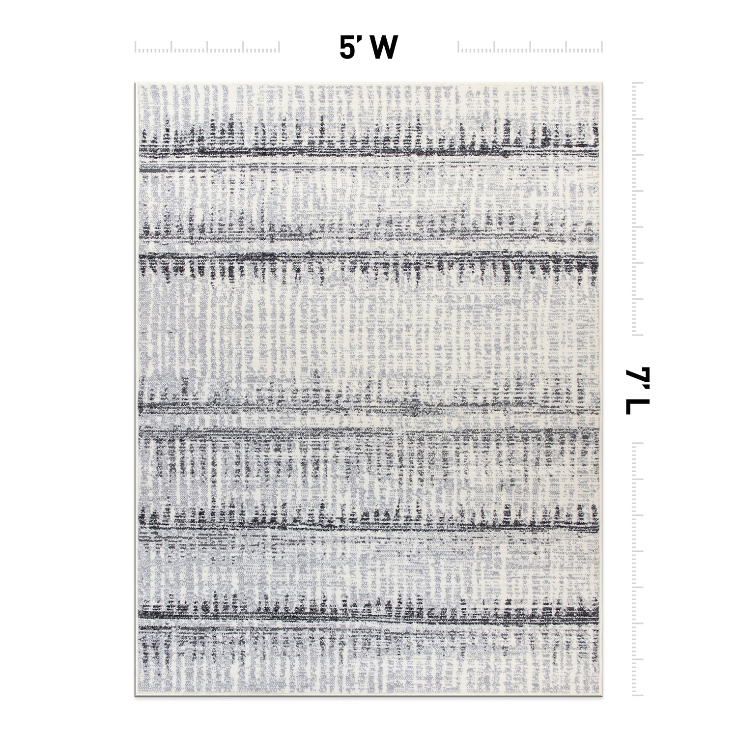 World Rug Gallery 3012GRAY5X7 rugs - View #2