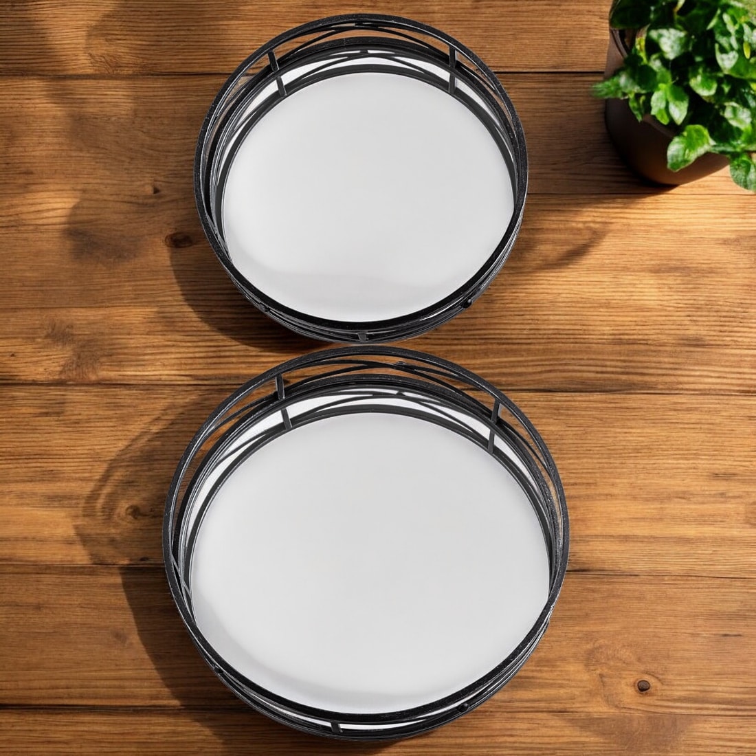 HomeRoots 4000376025 Serving-Trays-Caddies - View #2