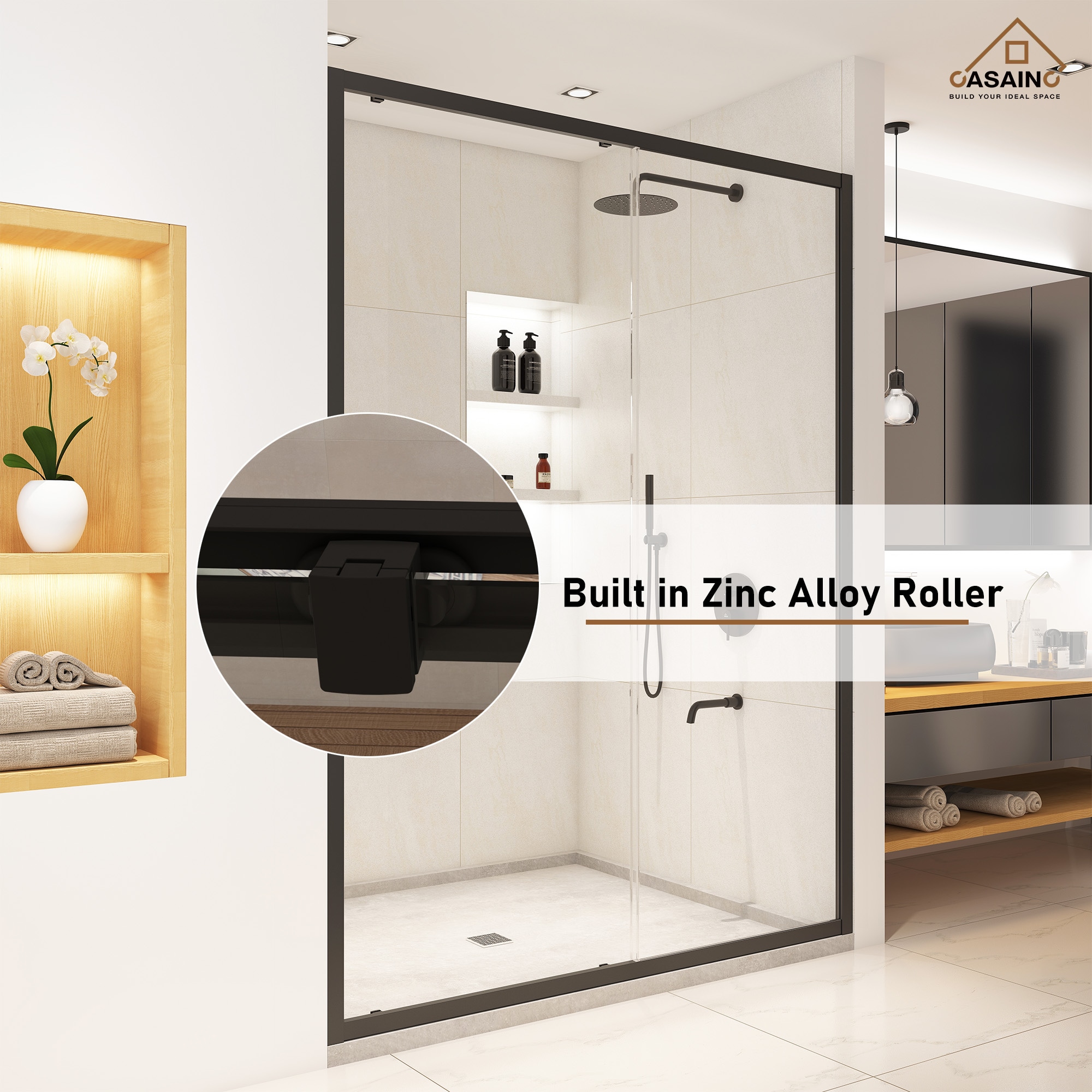 CASAINC SL-TL-D60 Shower-Doors - View #5
