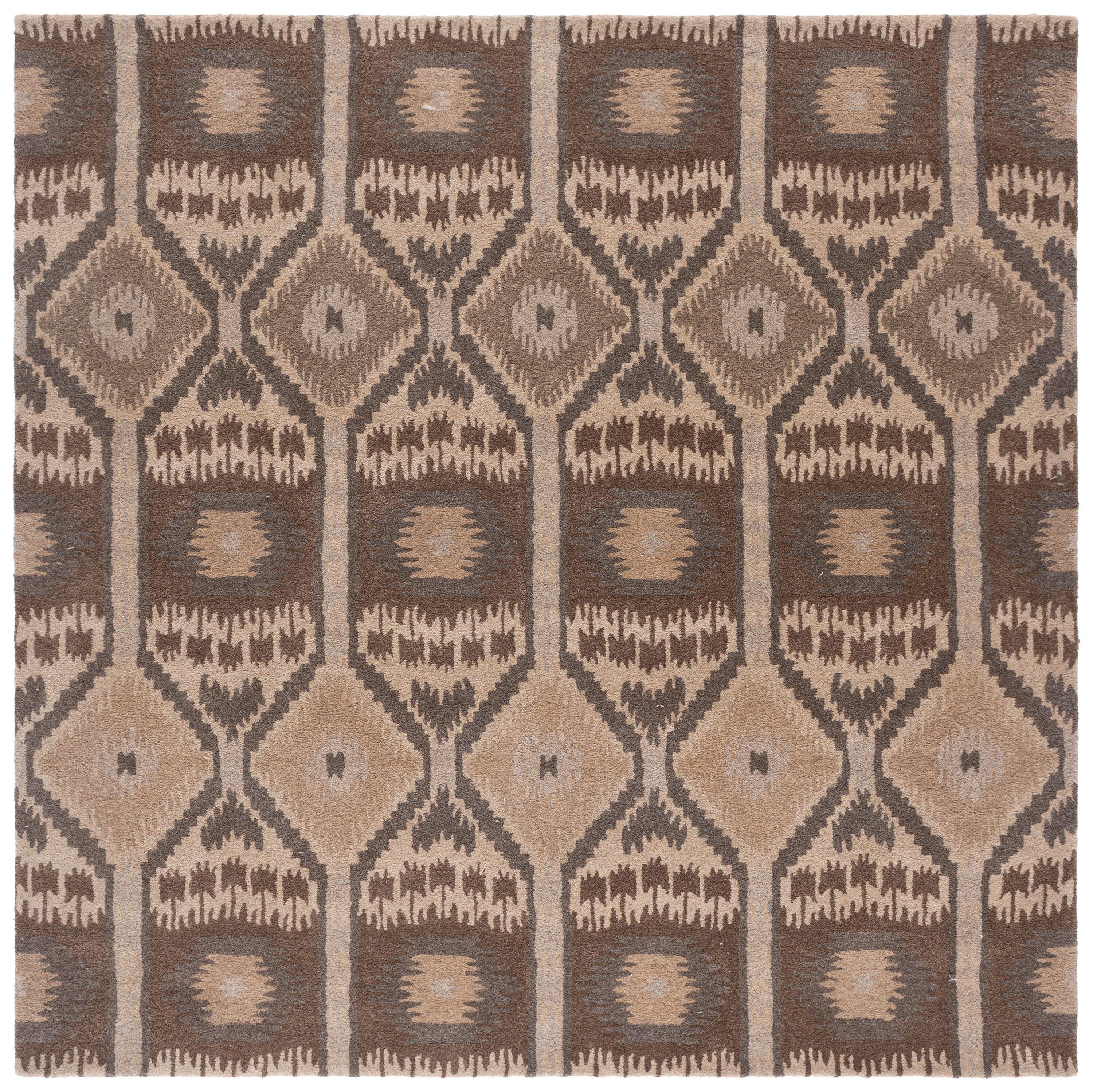 Wyndham 720A Natural Multi 7in x 7in Rug
