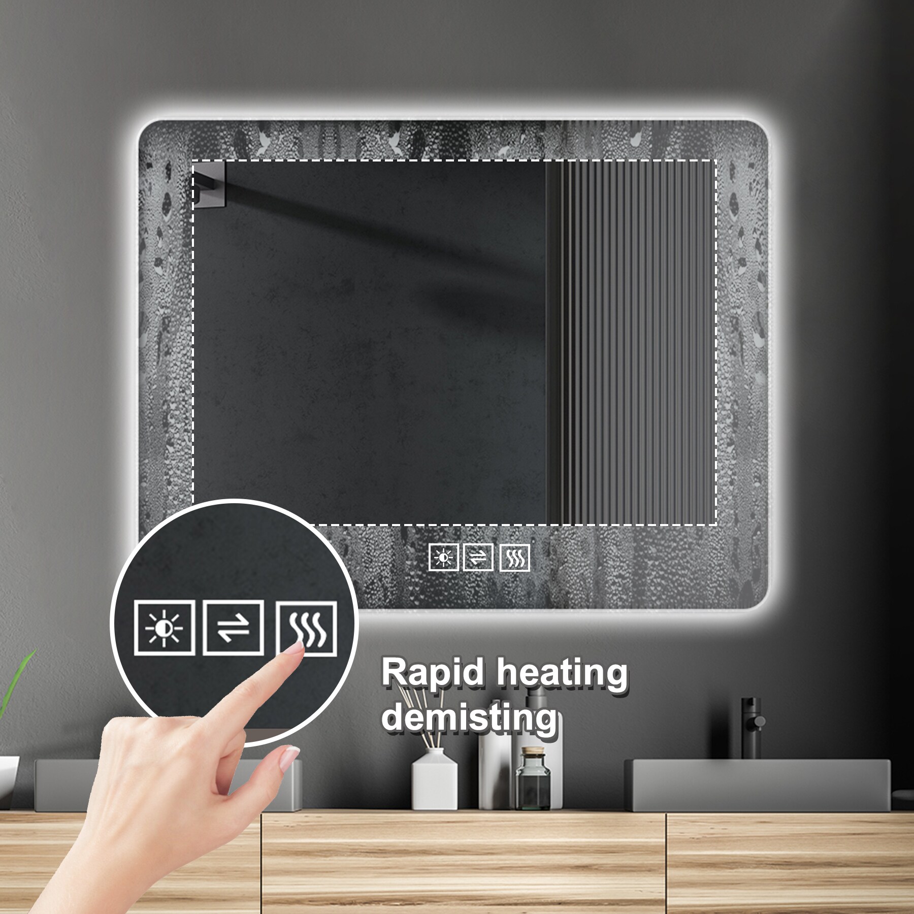 Tatayosi XH-172692 Framed-Bath-Mirrors - View #7