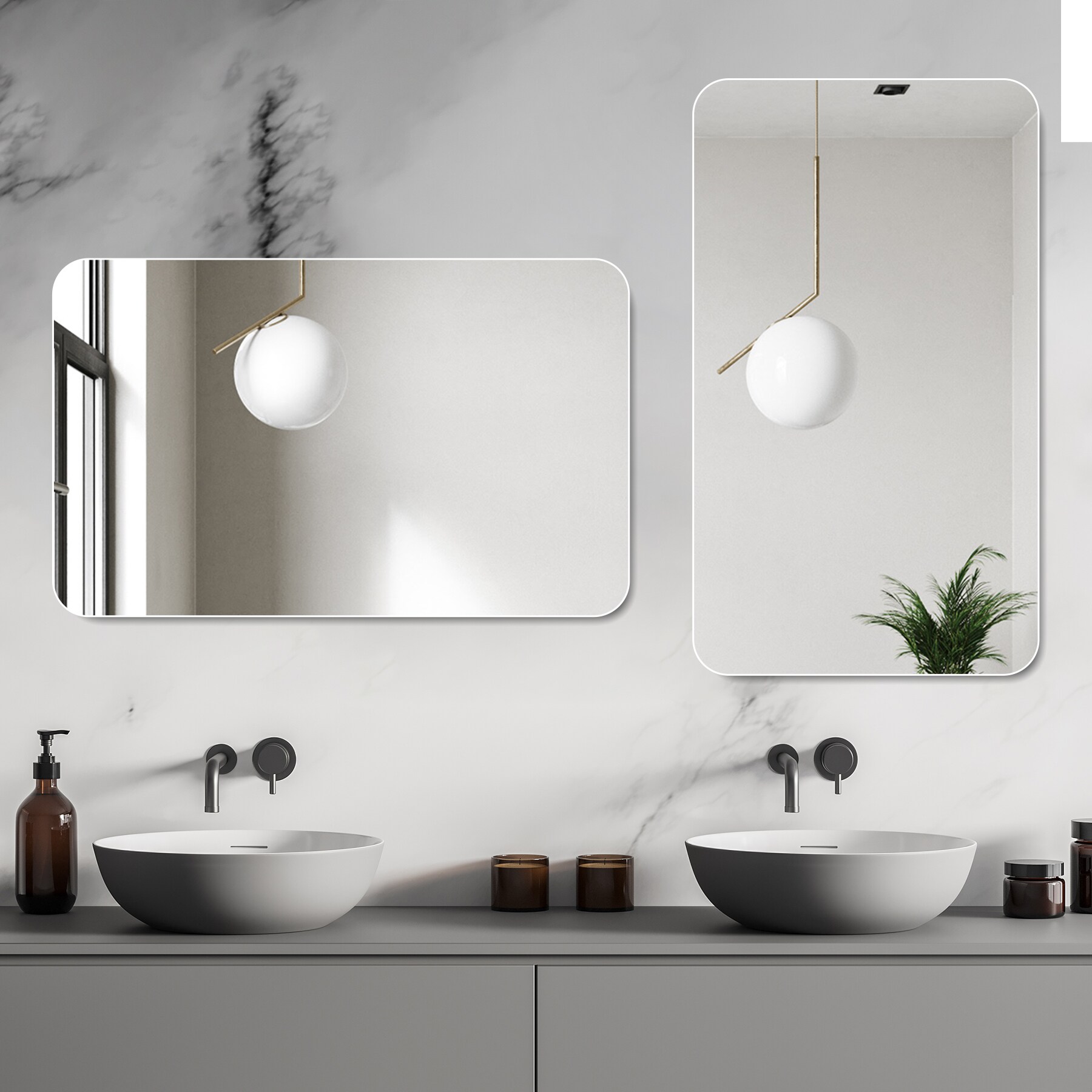 Tatayosi XH-178995 Framed-Bath-Mirrors - View #3