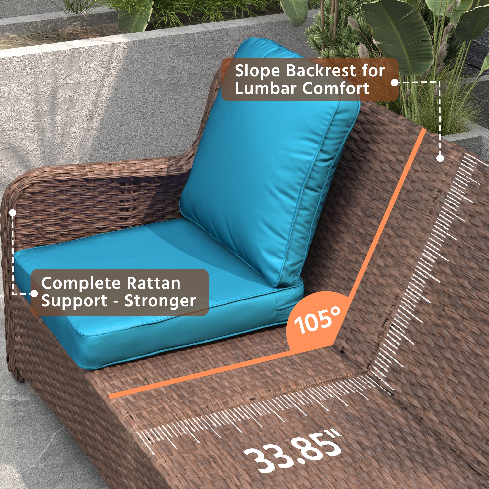nicesure SLBK6012CZ4A1033RC Patio-Conversation-Sets - View #8