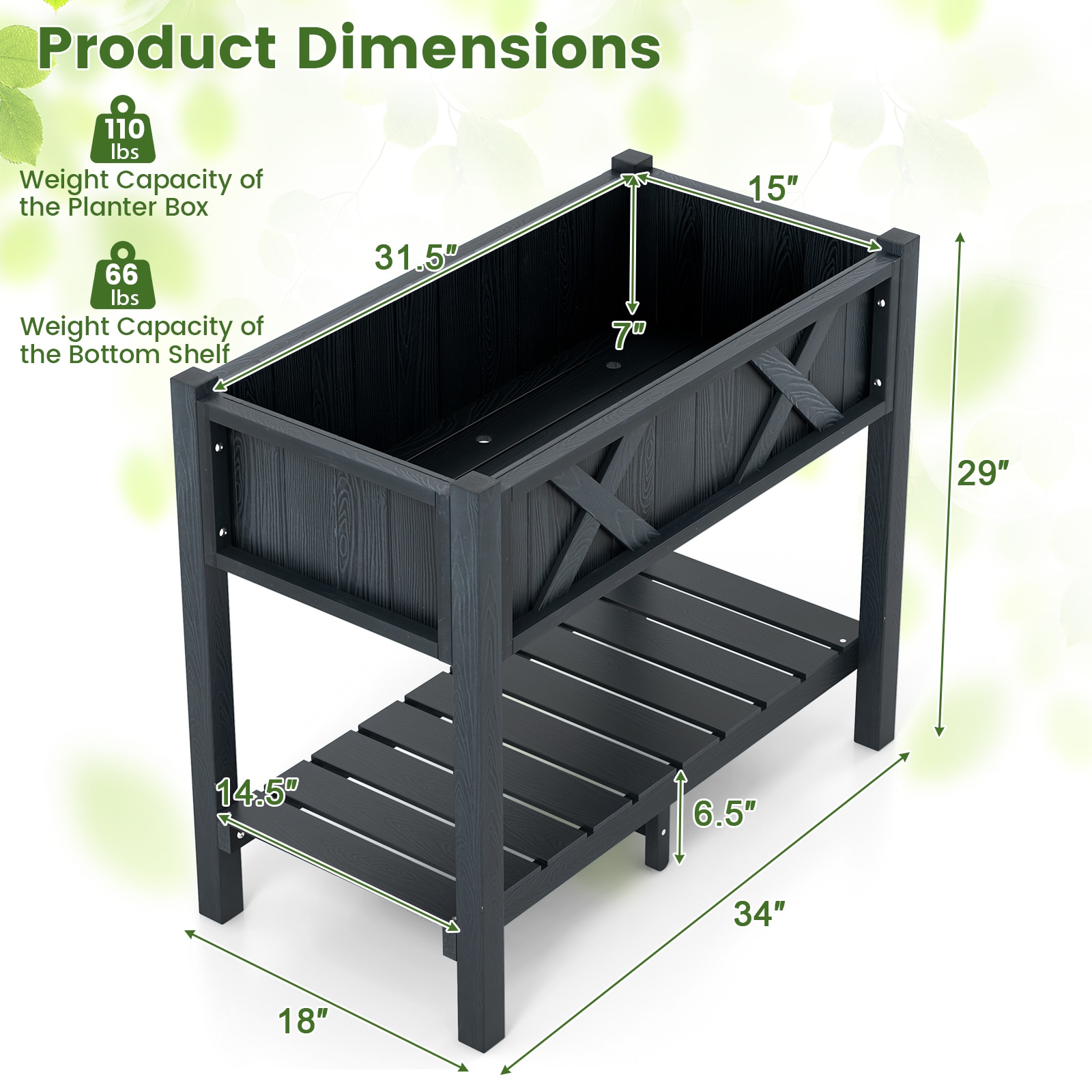 Slickblue D-CO-SH2114TG Raised-Garden-Beds - View #5