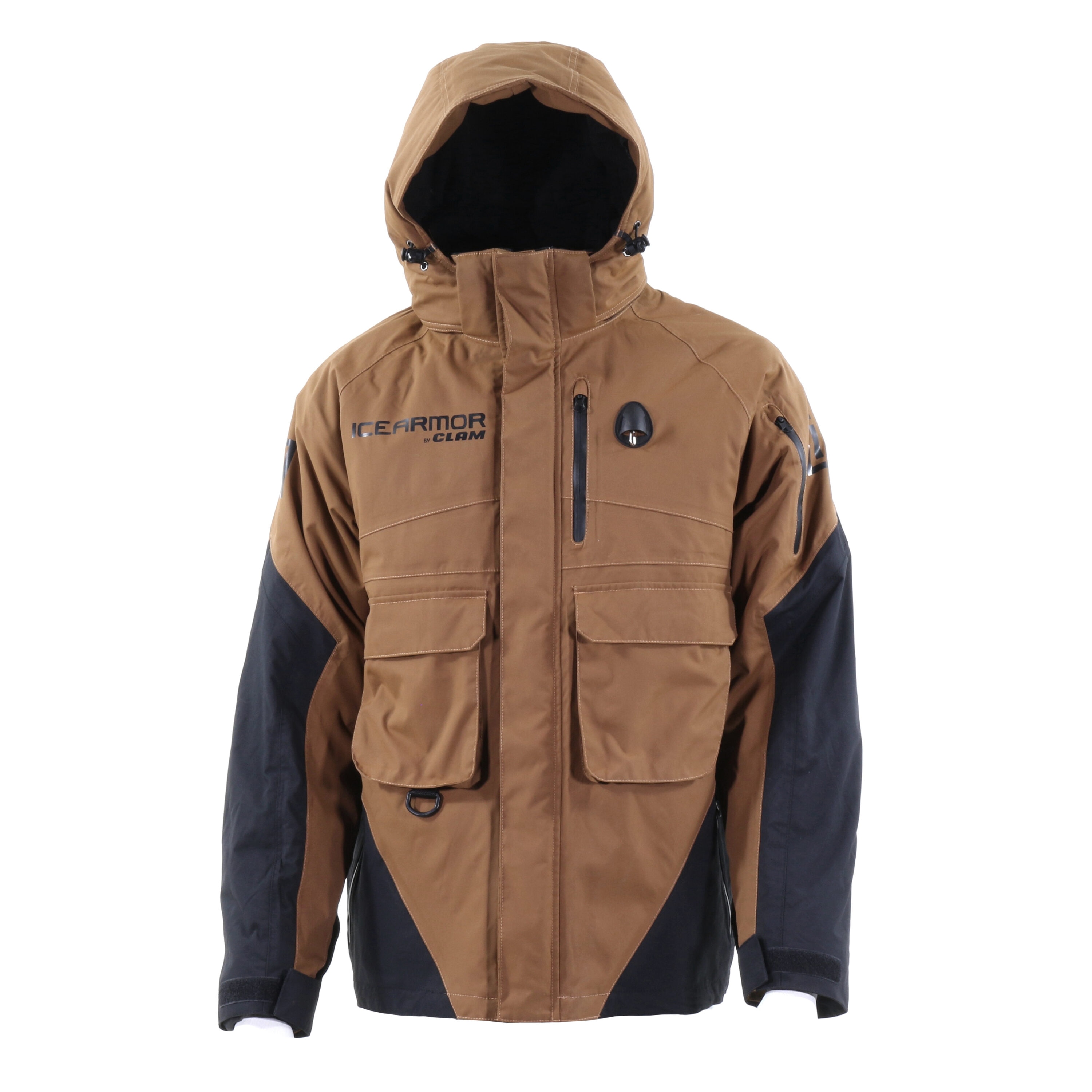 Clam Outdoors IA Ascent Float Parka - Sm (Brown/Black) in the Fishing Gear  & Apparel department at