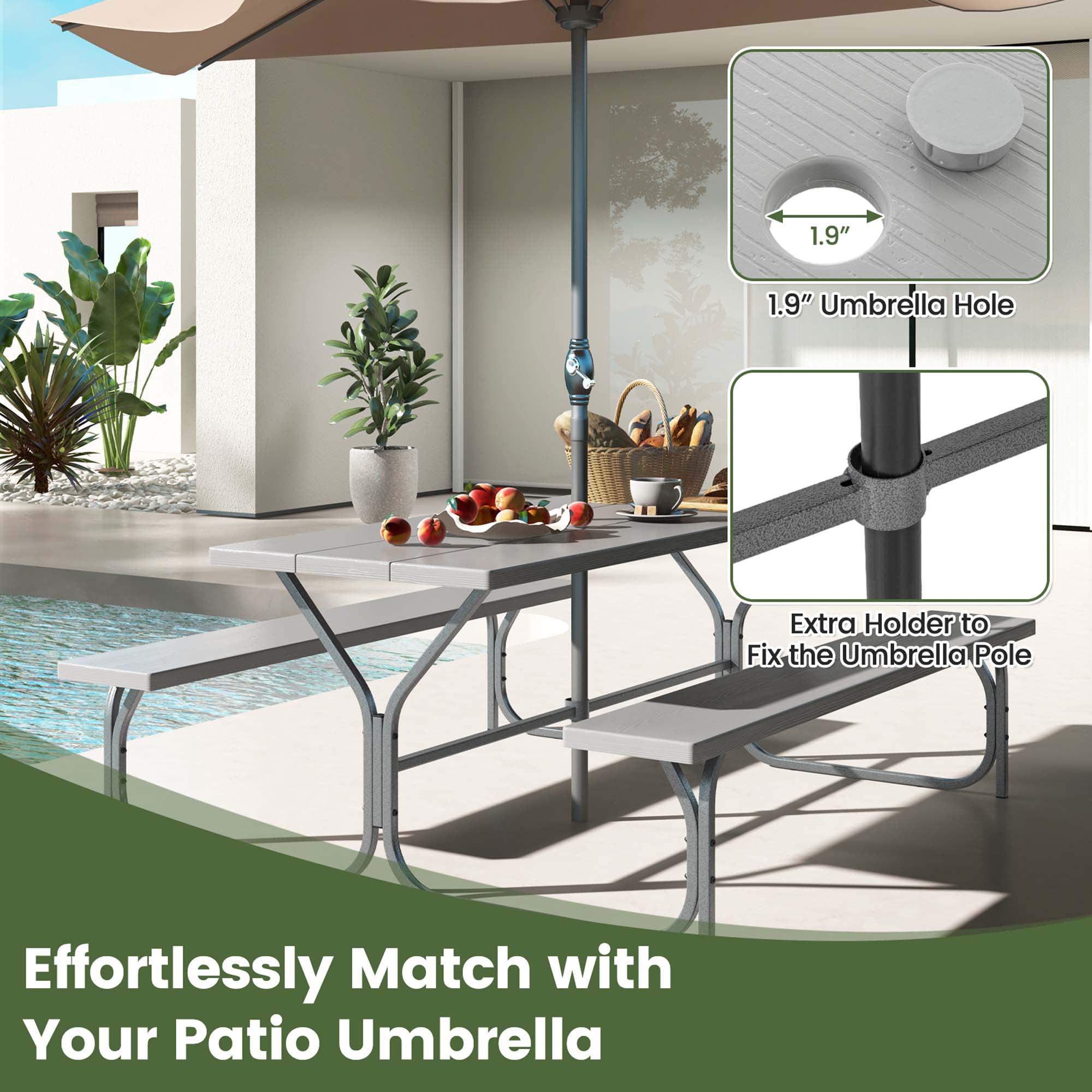Costway HCST01484 Patio-Tables - View #6