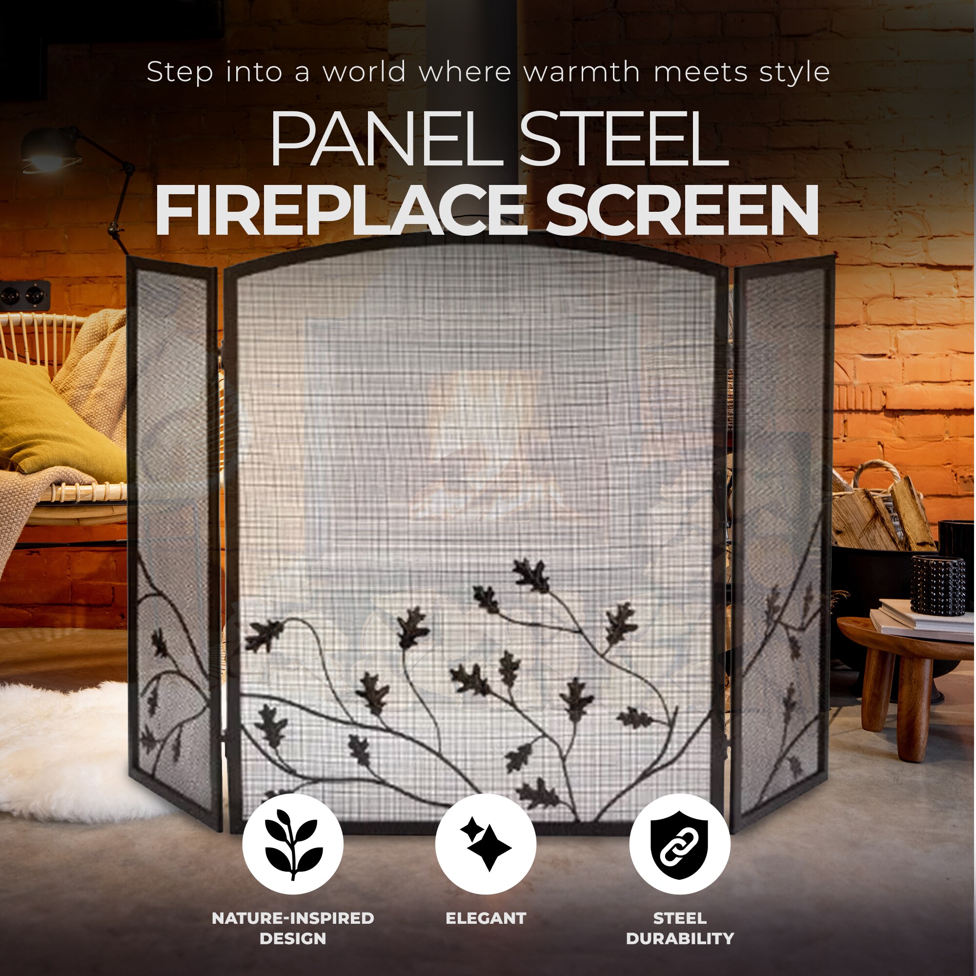 Panacea Products 397553 Fireplace-Screens - View #2