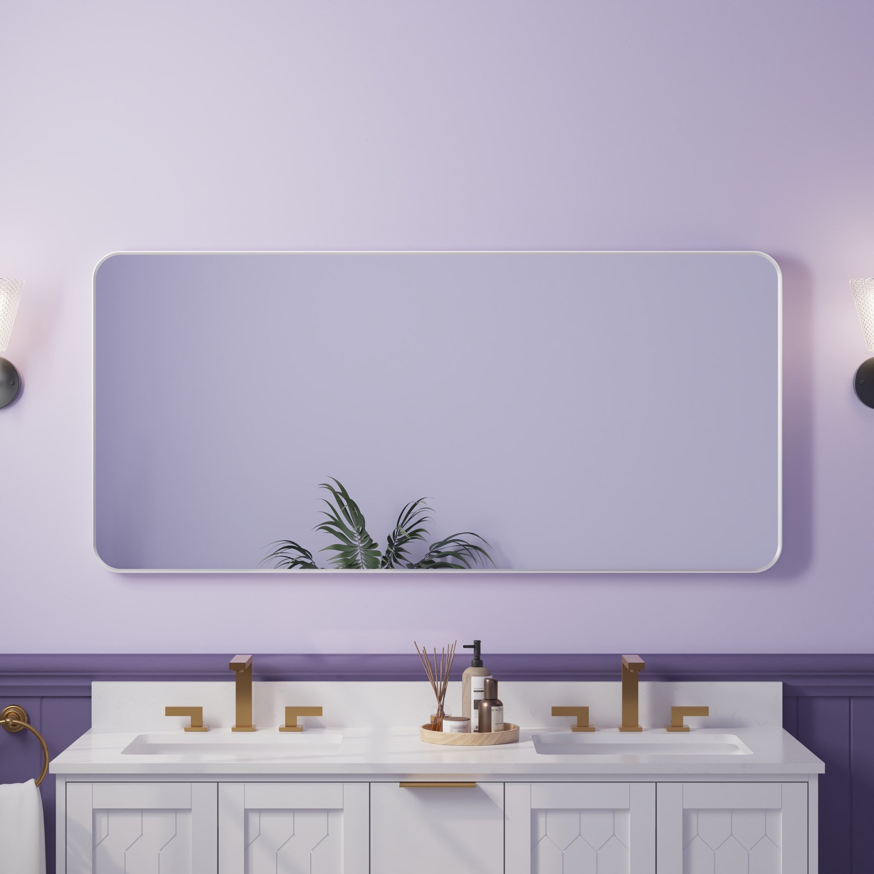 WELLFOR EXM-2836HY4X Framed-Bath-Mirrors - View #5